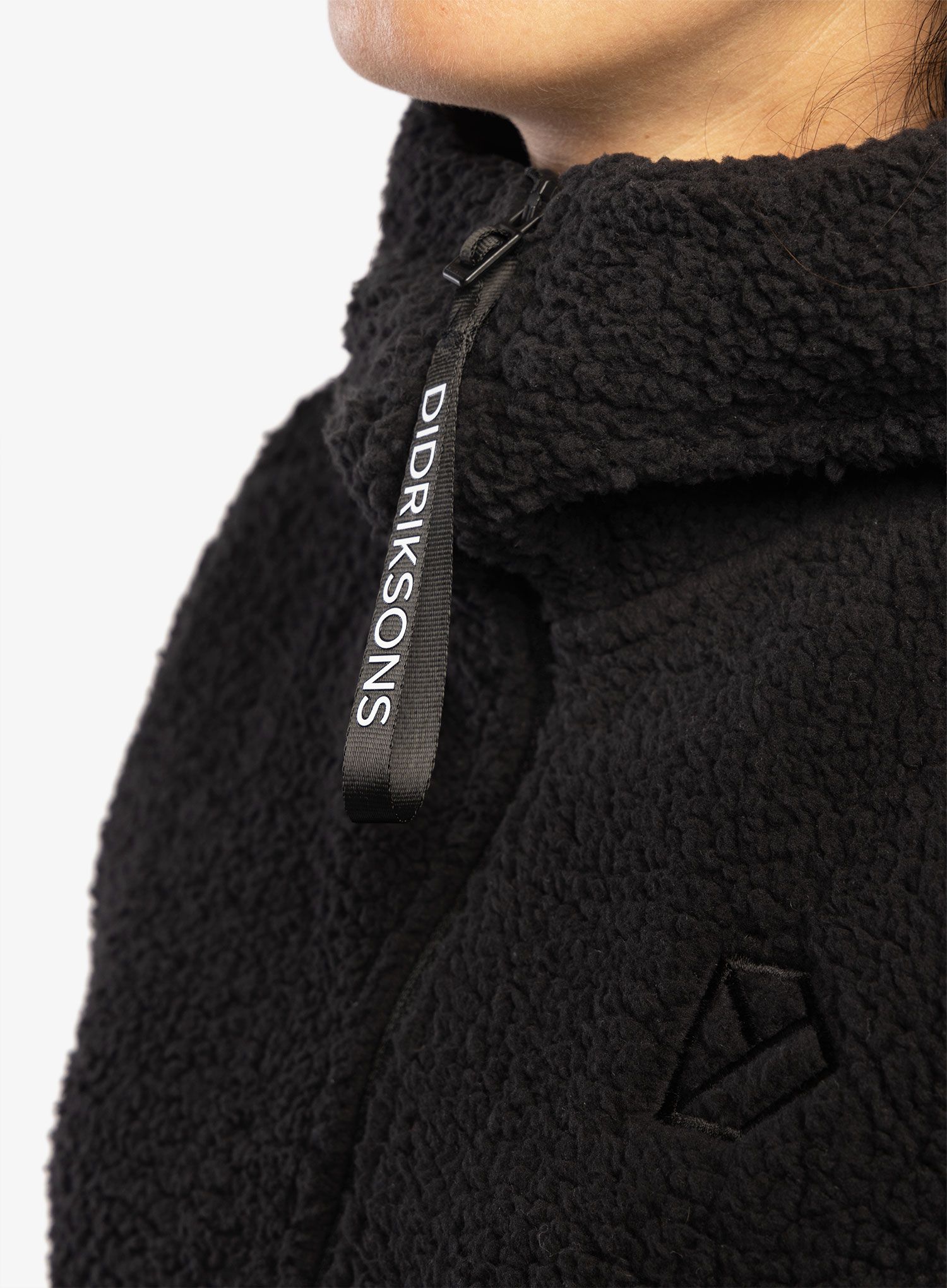 Fleece femei Didriksons Anniken Full Zip 2 - black