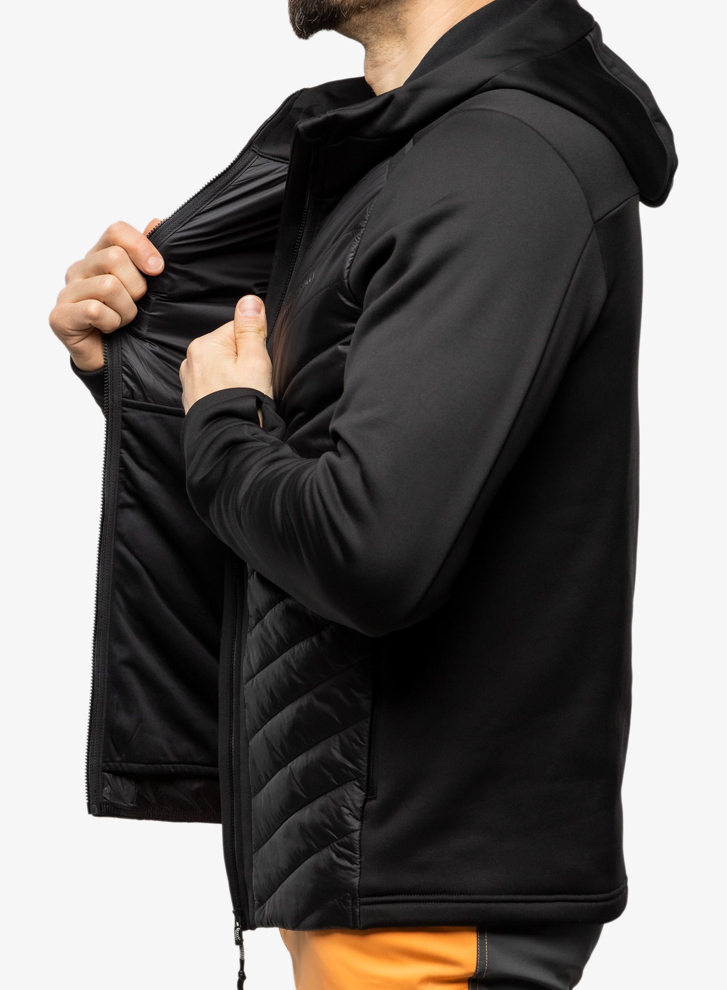 Geaca hibridă Didriksons Zuko Full Zip - black