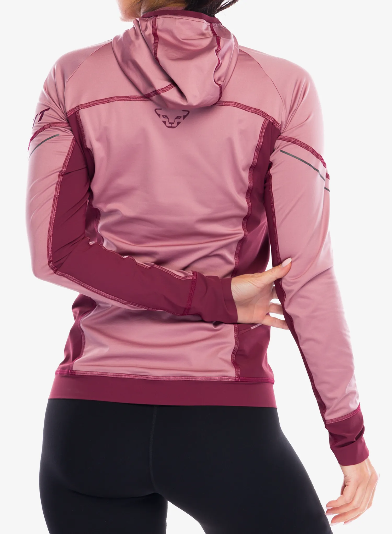 Hanorac alergare femei Dynafit Alpine L/S Tee - mokarosa