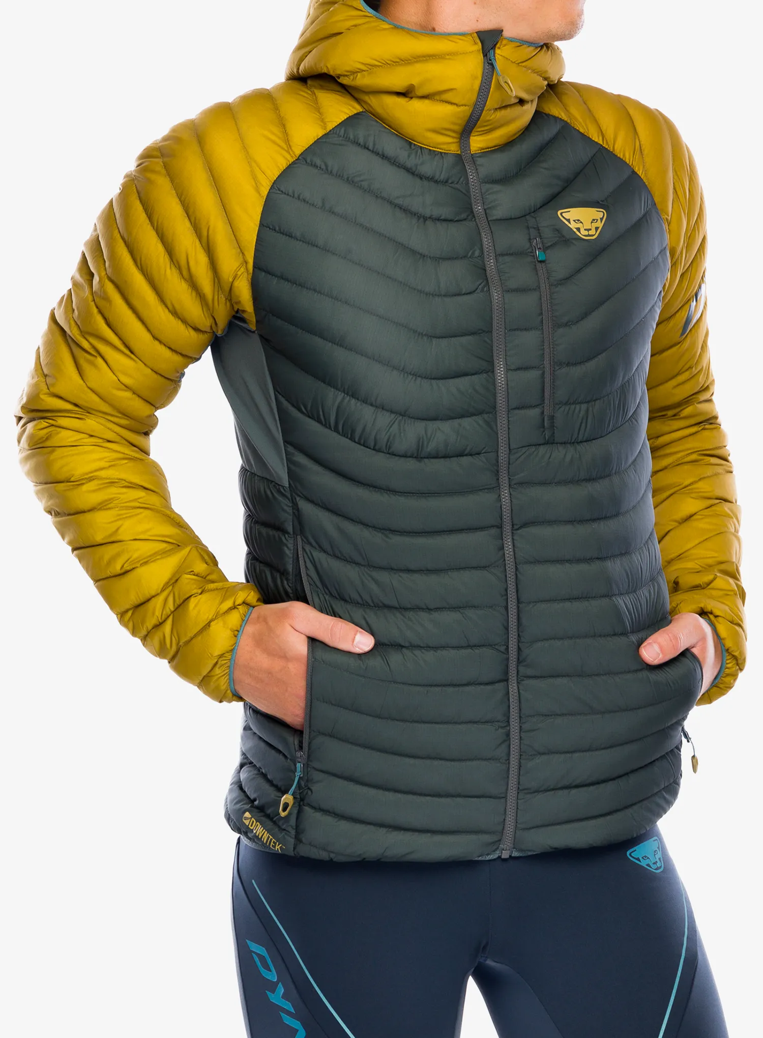 Geaca matlasata Dynafit Radical Down Hooded Jacket - relic