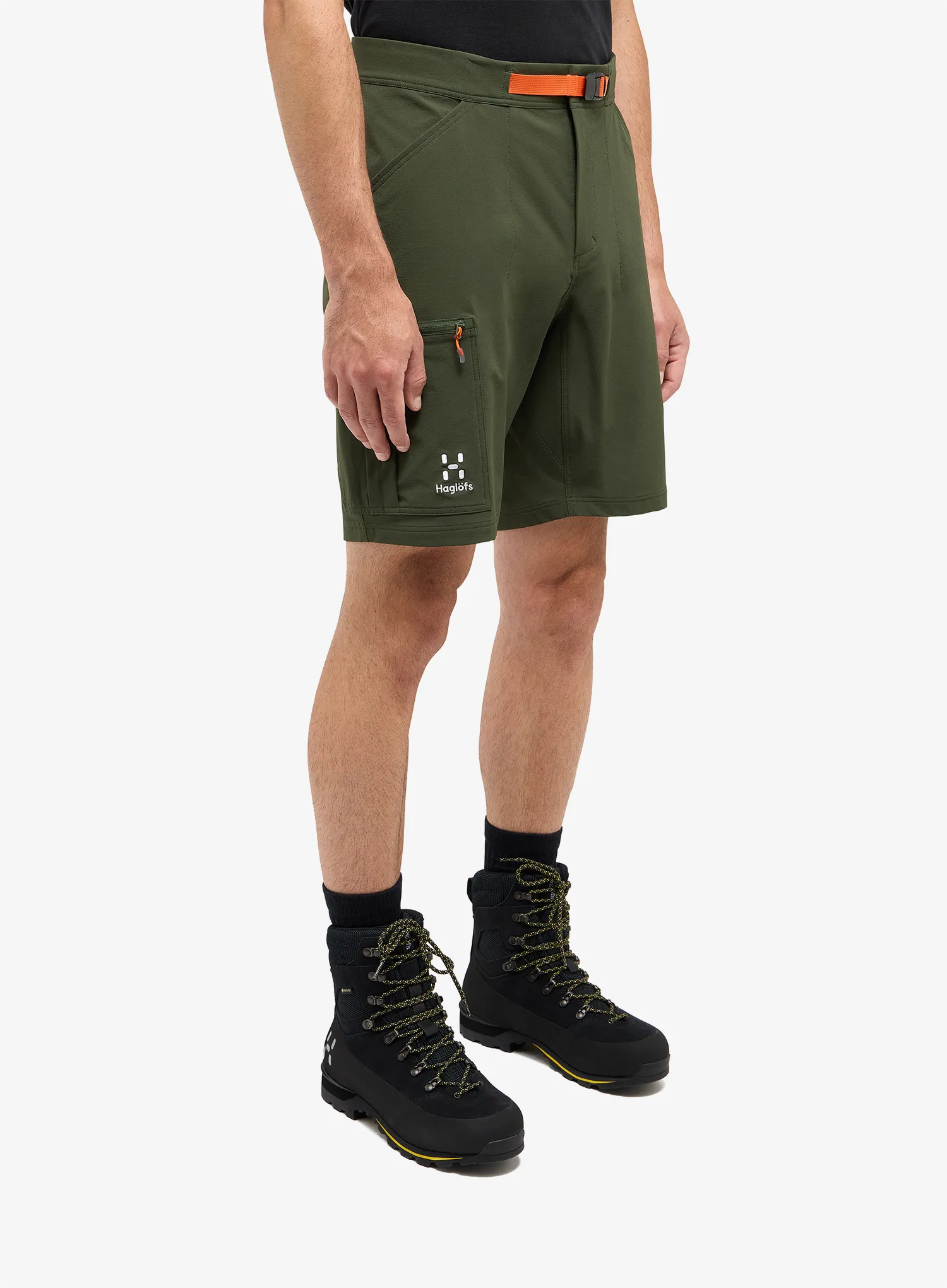 Pantaloni scurti drumetie Haglofs Lizard Softshell Shorts - seaweed green