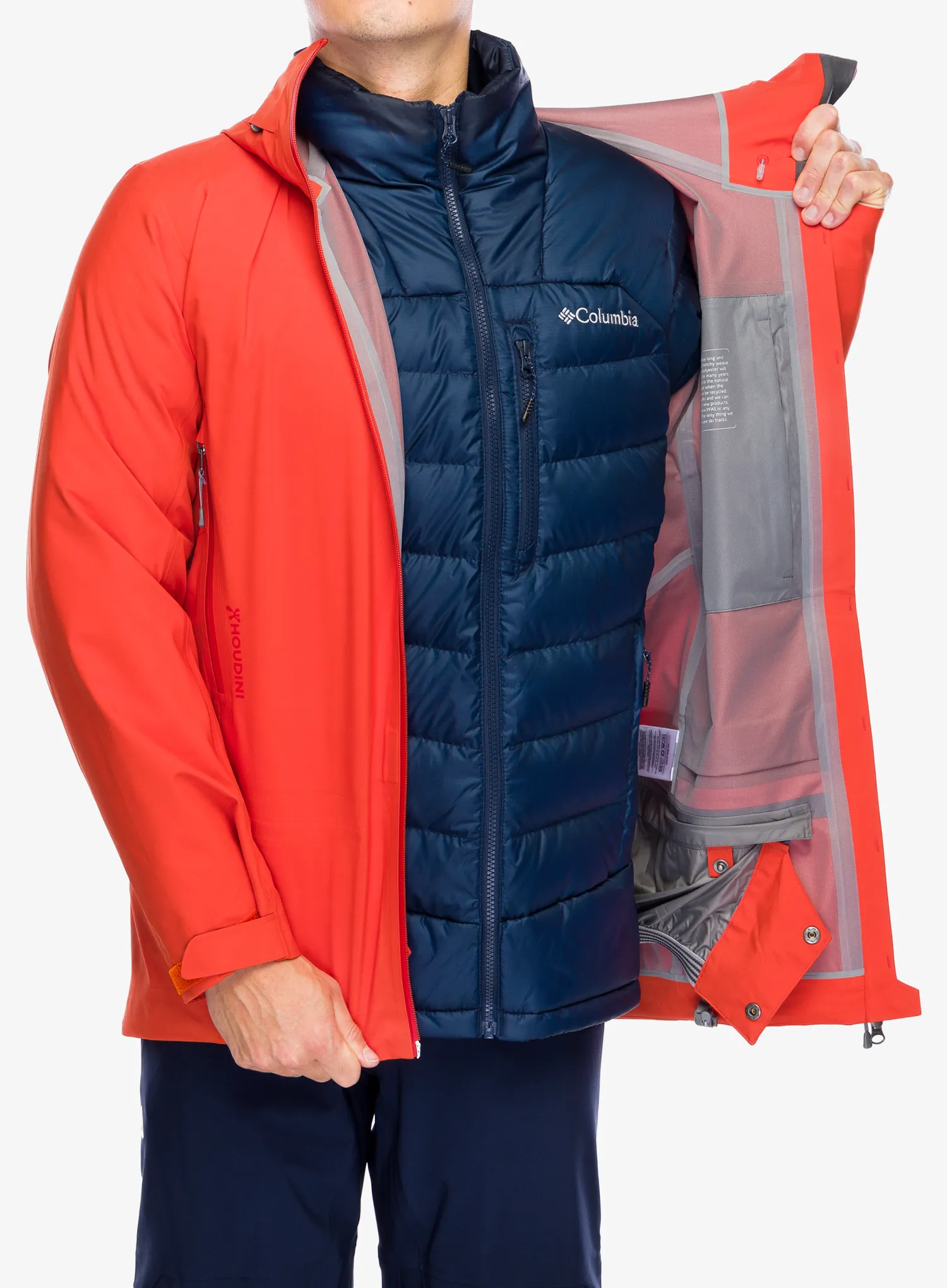 Geaca impermeabila Houdini Ride Jacket - en route red