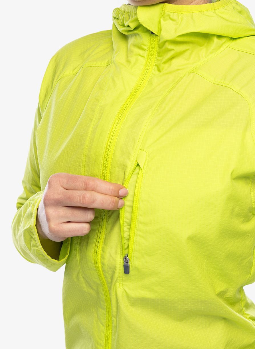 Geaca softshell femei Icebreaker Shell+ Cotton Windbreaker - hyper