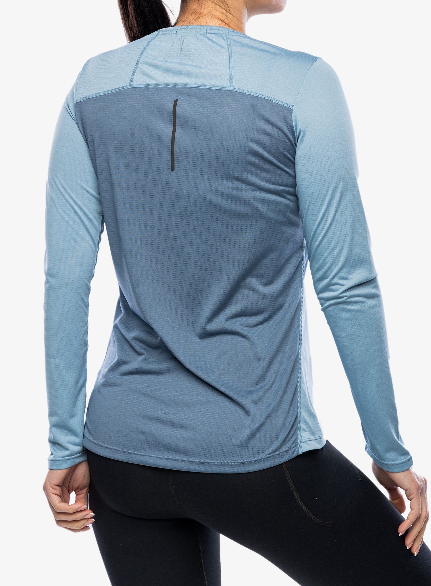 Hanorac alergare femei Inov-8 Performance Long Sleeve - blue grey/slate