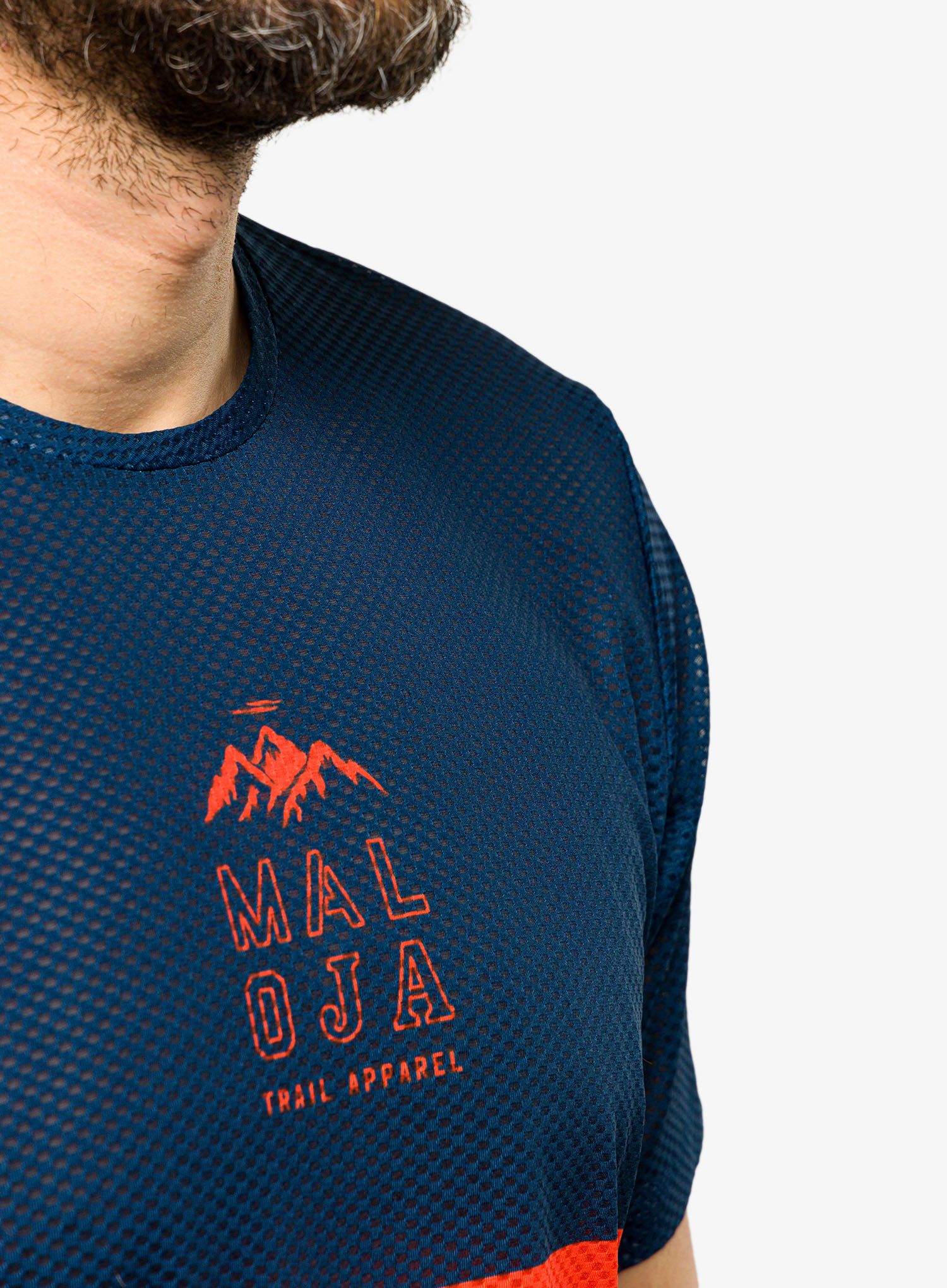 Tricou alergare Maloja Gordes 1/2 - midnight multi