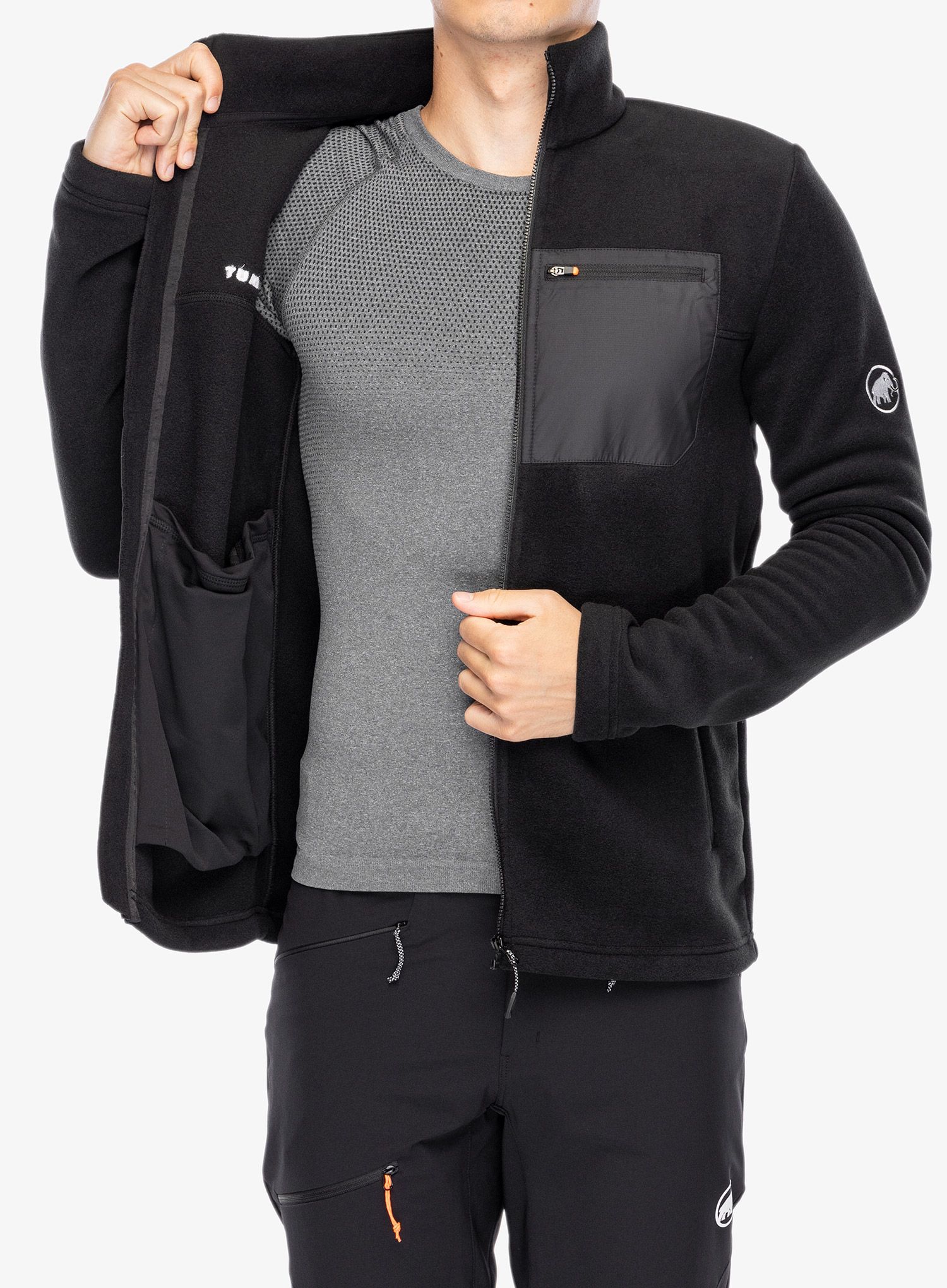 Jachetă fleece Mammut Innominata ML Jacket - black