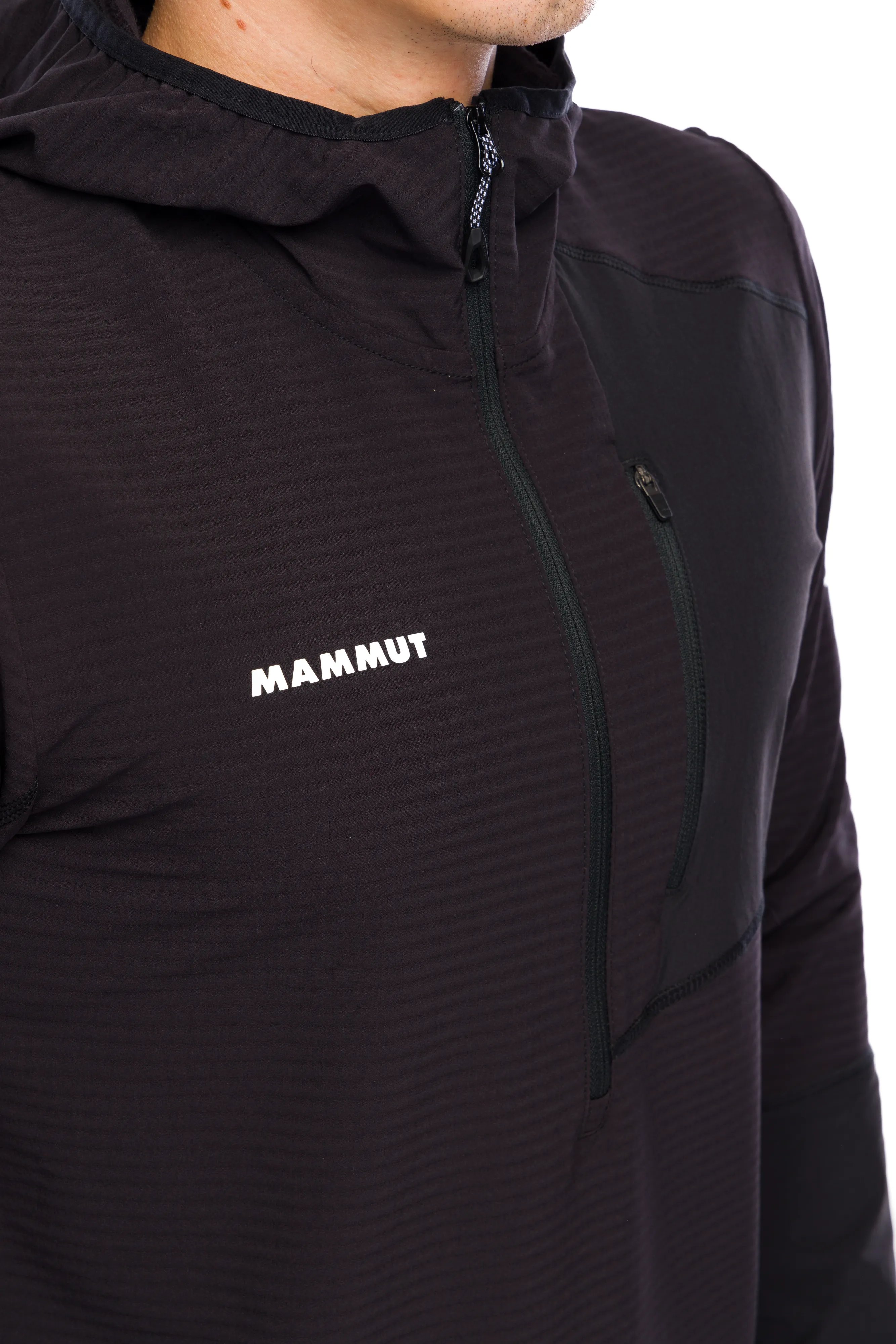 Hanorac Mammut Madris Light ML Half Zip Hoody - black