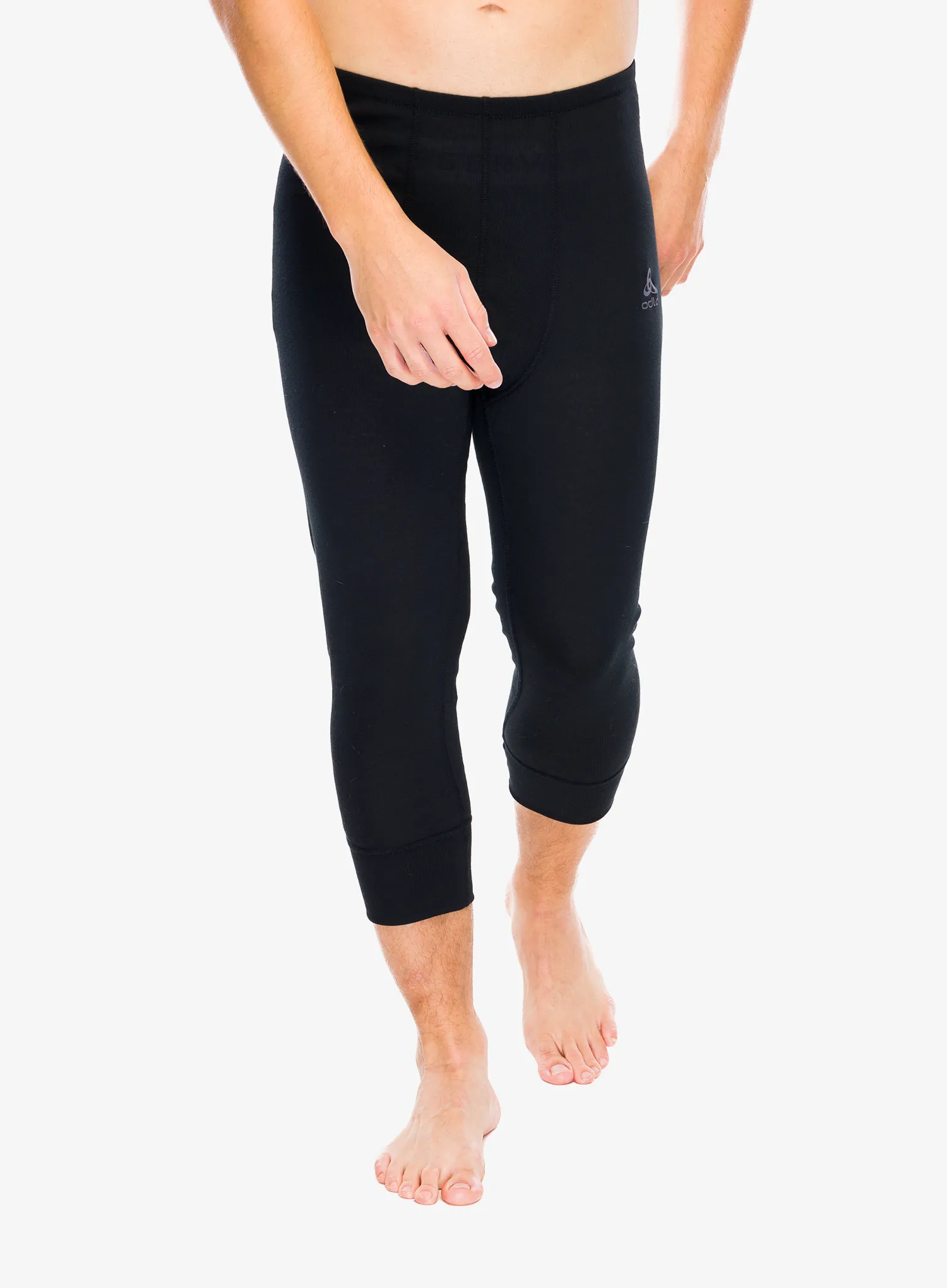 Colanti barbati Odlo Active Warm BL Bottom 3/4 - black