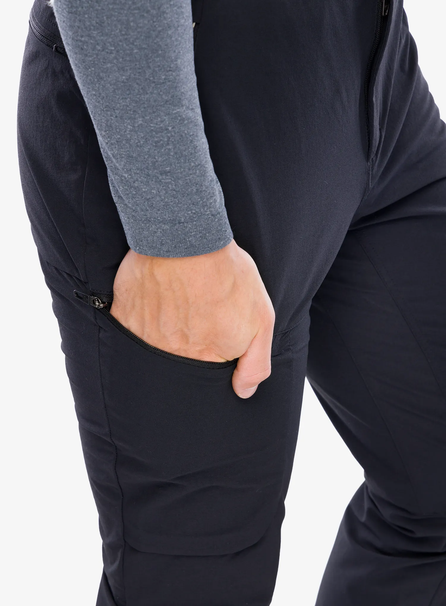 Pantaloni trekking barbati Odlo Ascent Pants Regular Length - black