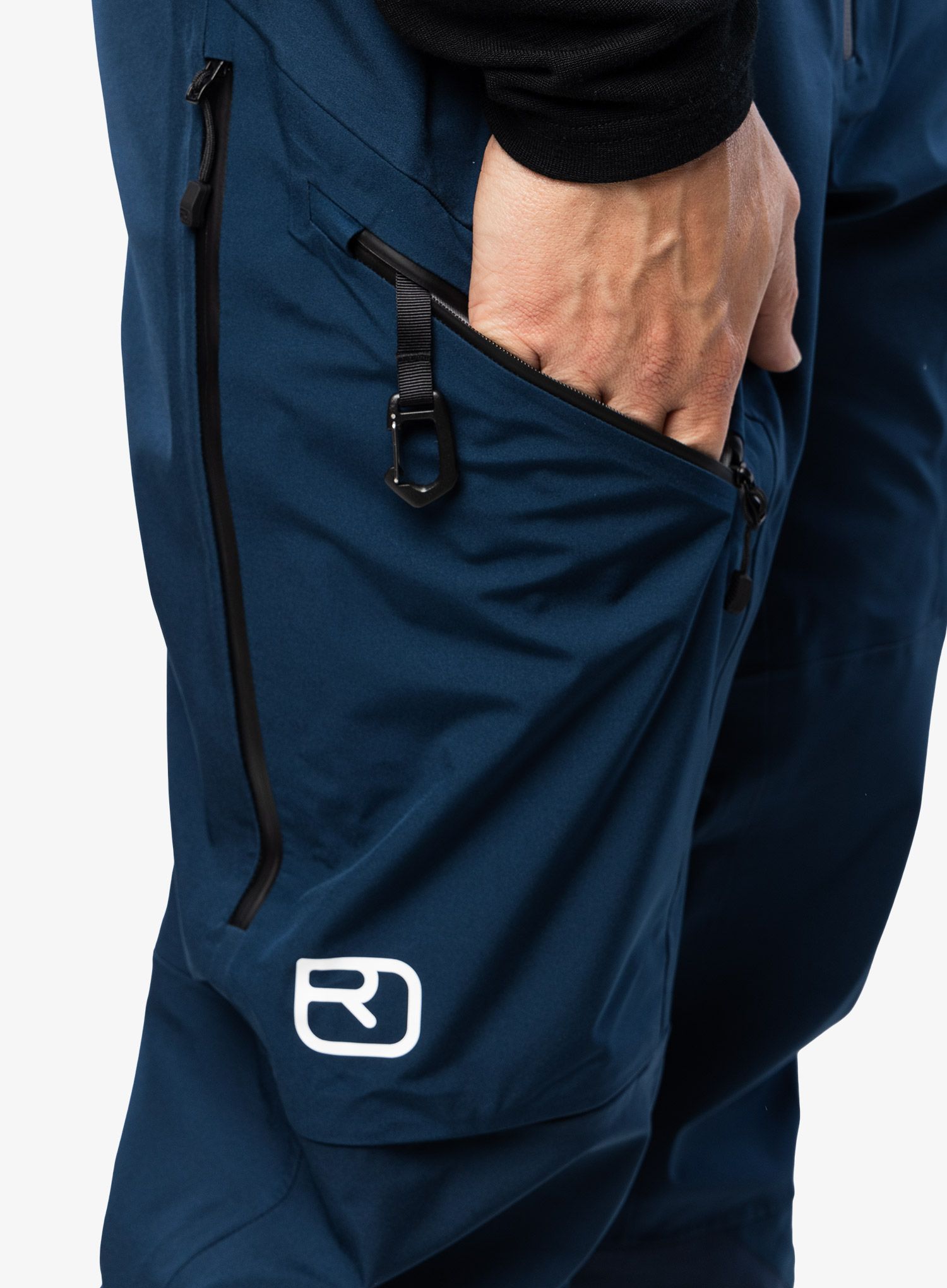 Pantaloni Ortovox 3L Guardian Shell Pants - deep ocean