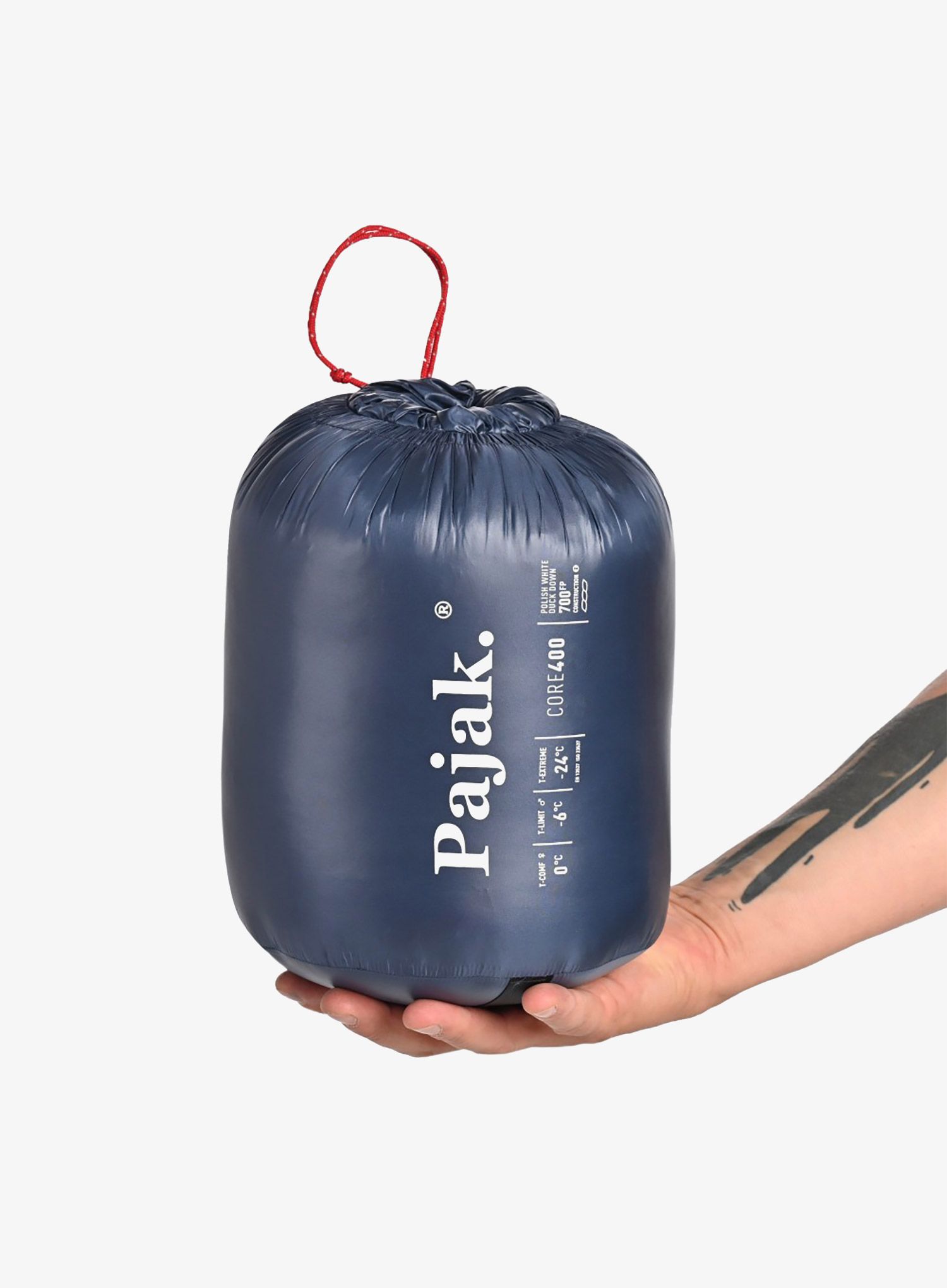 Sac de dormit matlasat Pajak Core 400 (180 cm) - navy