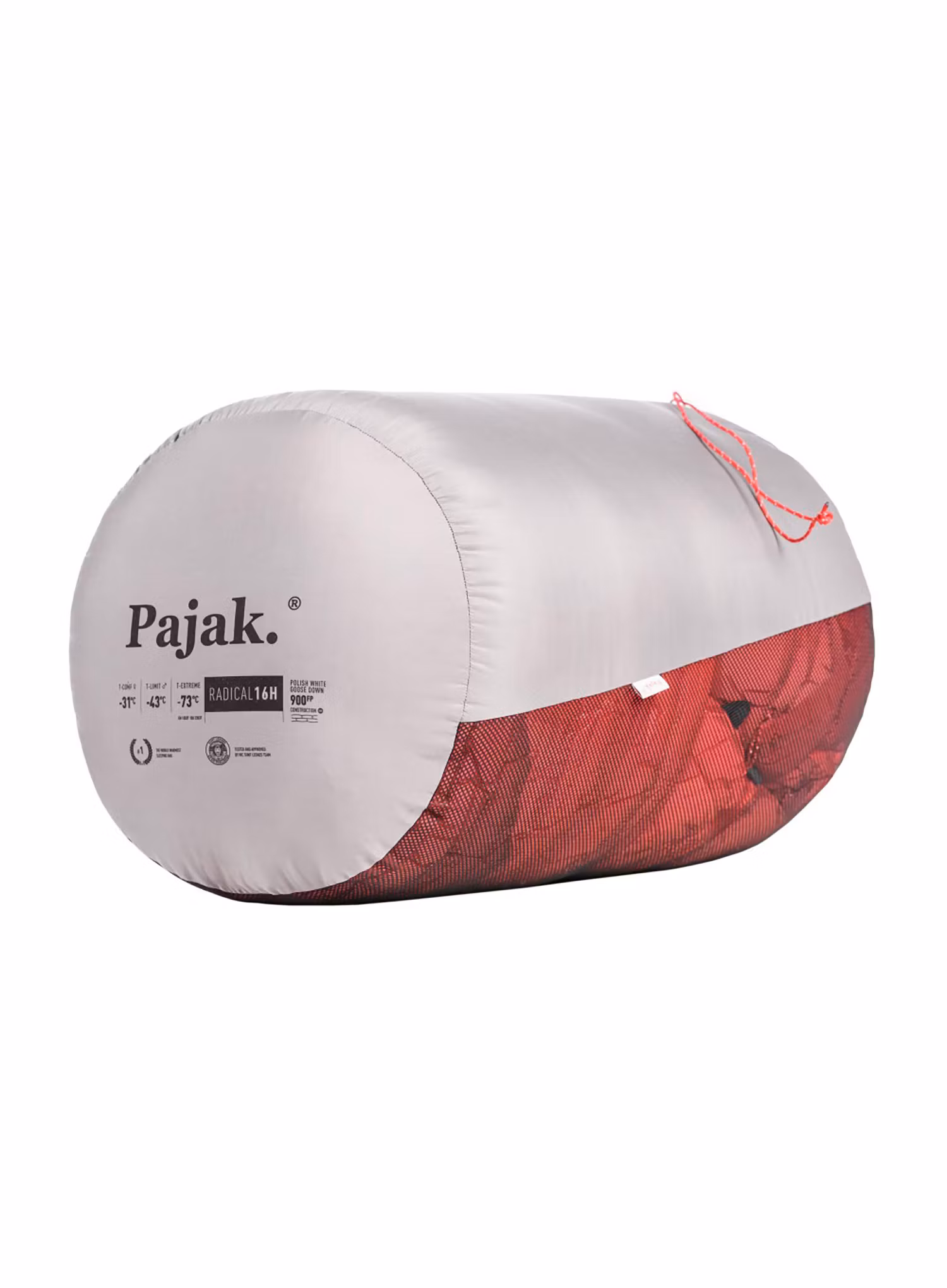 Sac de dormit matlasat Pajak Radical 16H (205 cm) - red