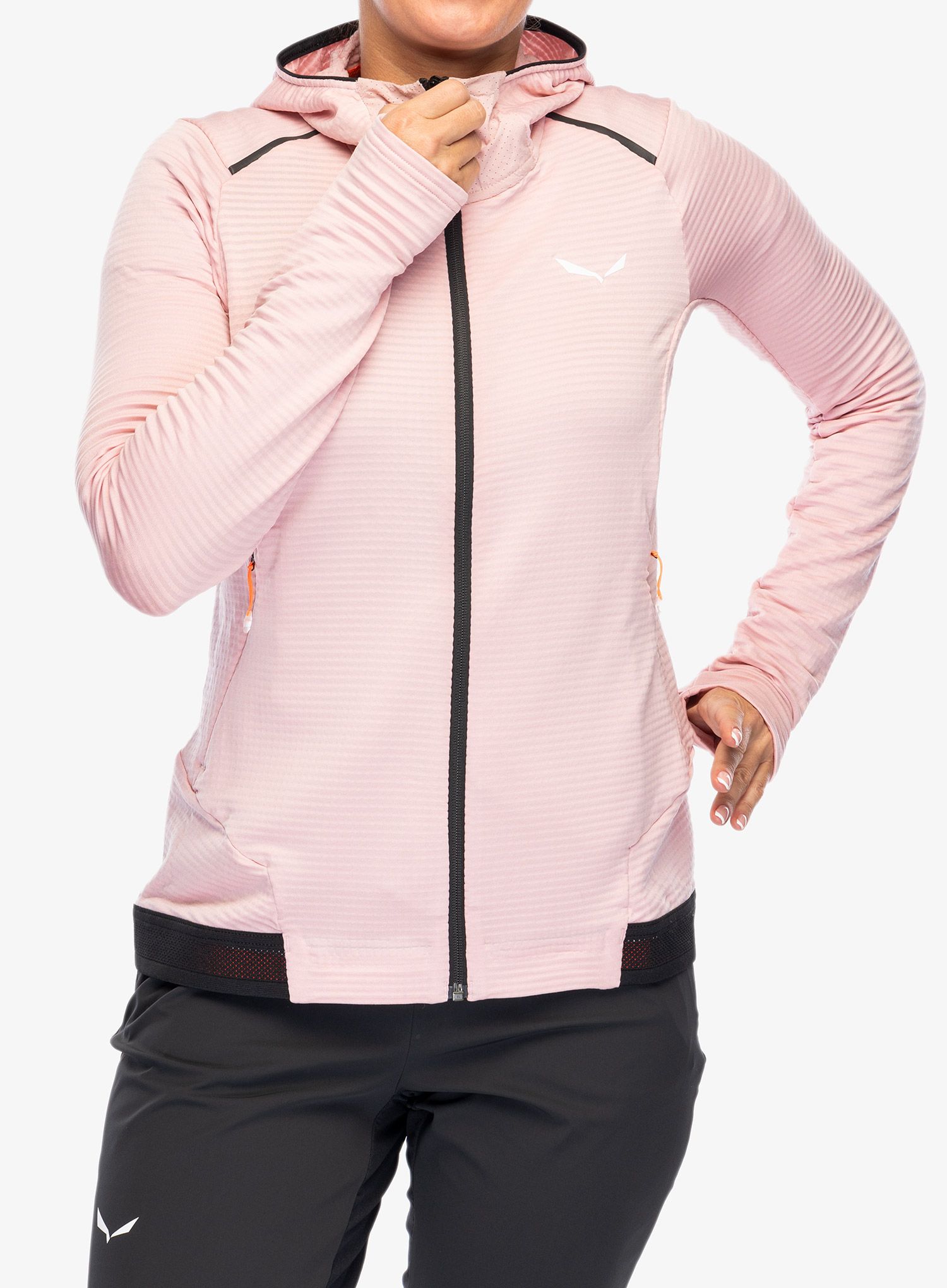 Hanorac trekking femei Salewa Pedroc PL Hooded Jacket - zephyr