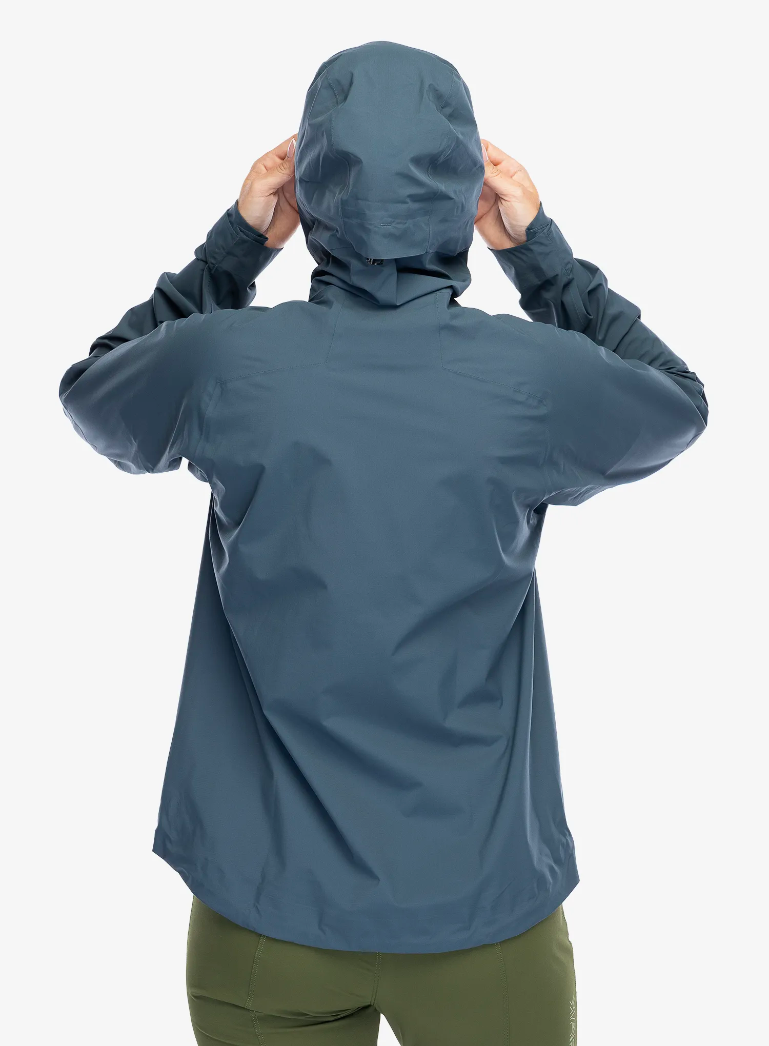 Geaca impermeabila femei Salomon Outerpath Jacket - midnight navy