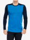 Bluza de corp Smartwool Classic Merino Base Layer LS Boxed - laguna blue/deep navy
