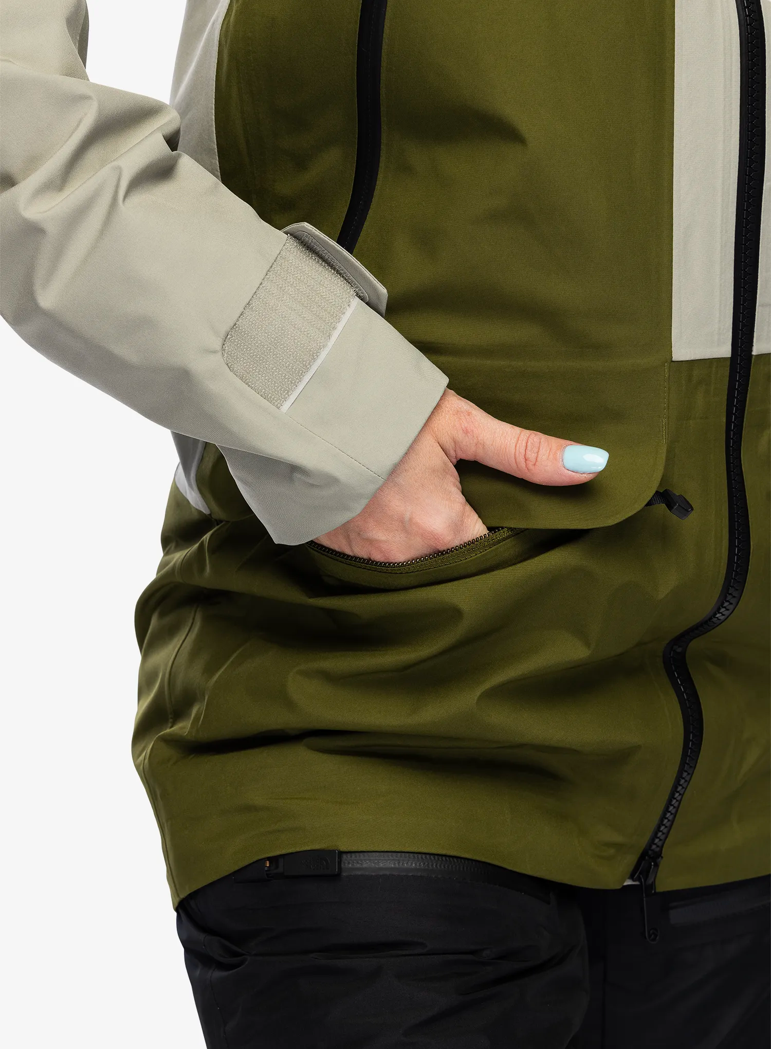 Geaca GORE-TEX femei The North Face Summit Verbier GTX Jacket - clay grey/forest olive