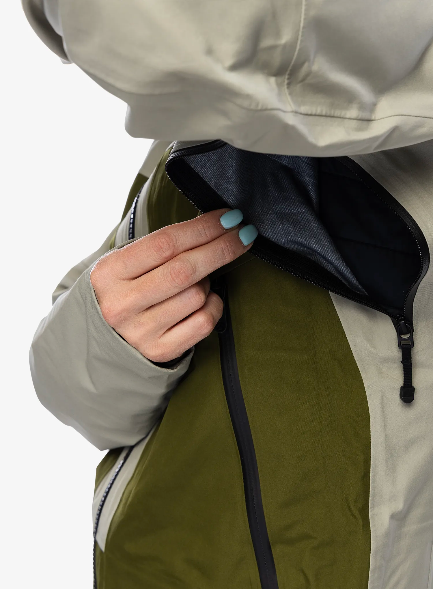 Geaca GORE-TEX femei The North Face Summit Verbier GTX Jacket - clay grey/forest olive