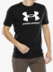 Tricou bumbac Under Armour UA Logo Short Sleeve - black/white