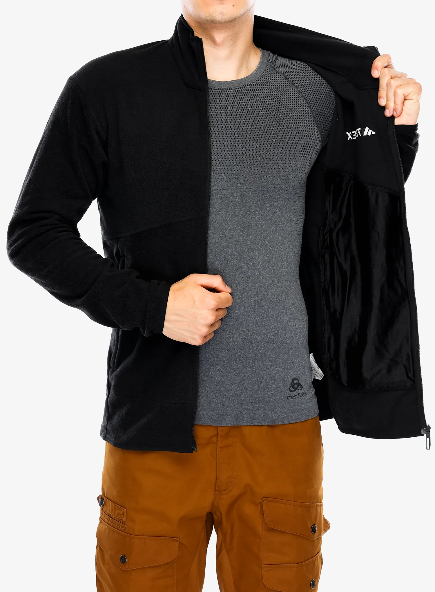 Hanorac cu fermoar adidas TERREX Multi Full Zip Fleece Jacket - black