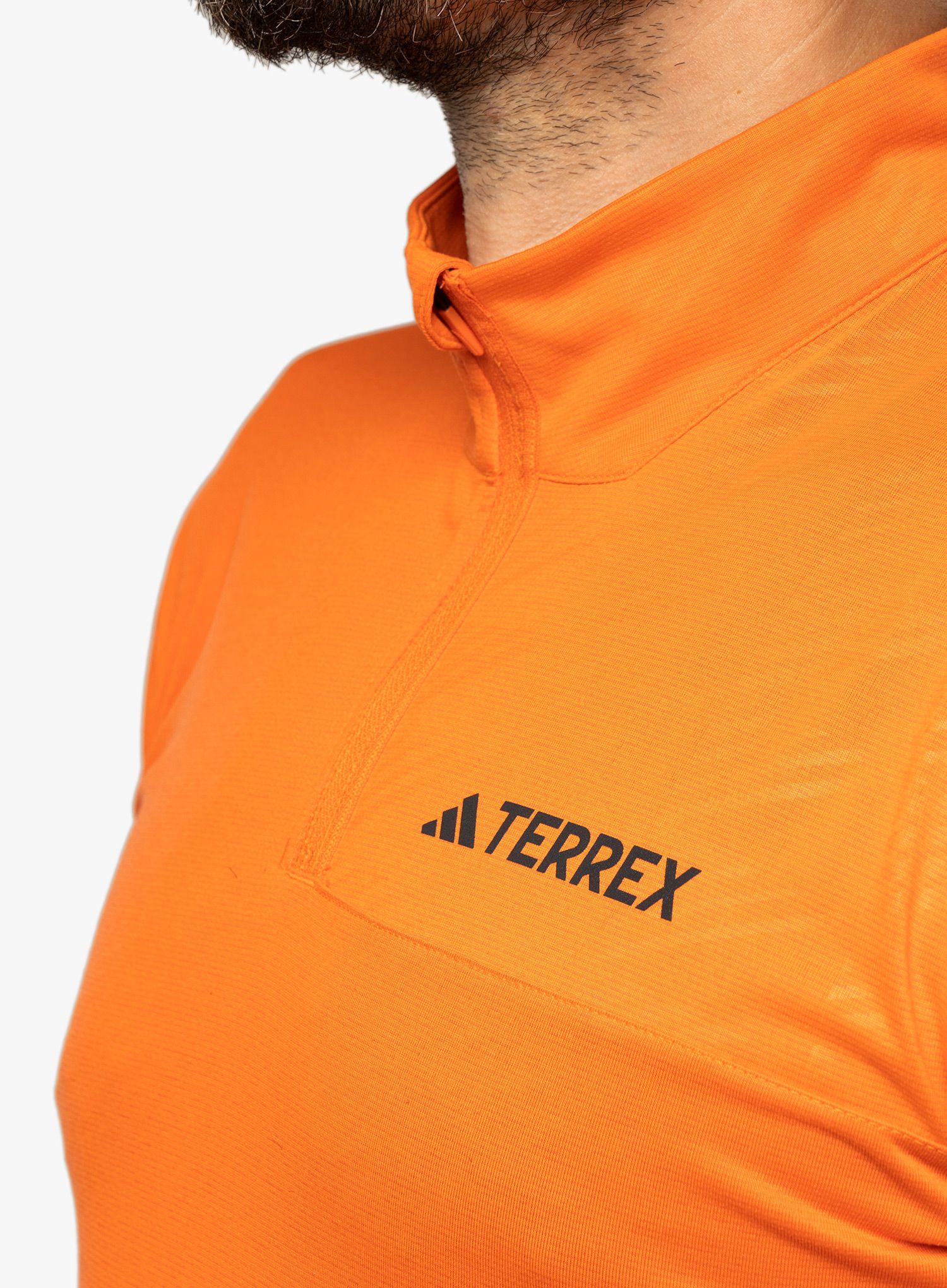 Hanorac fara gluga adidas TERREX Multi Half-Zip LS Tee - semi