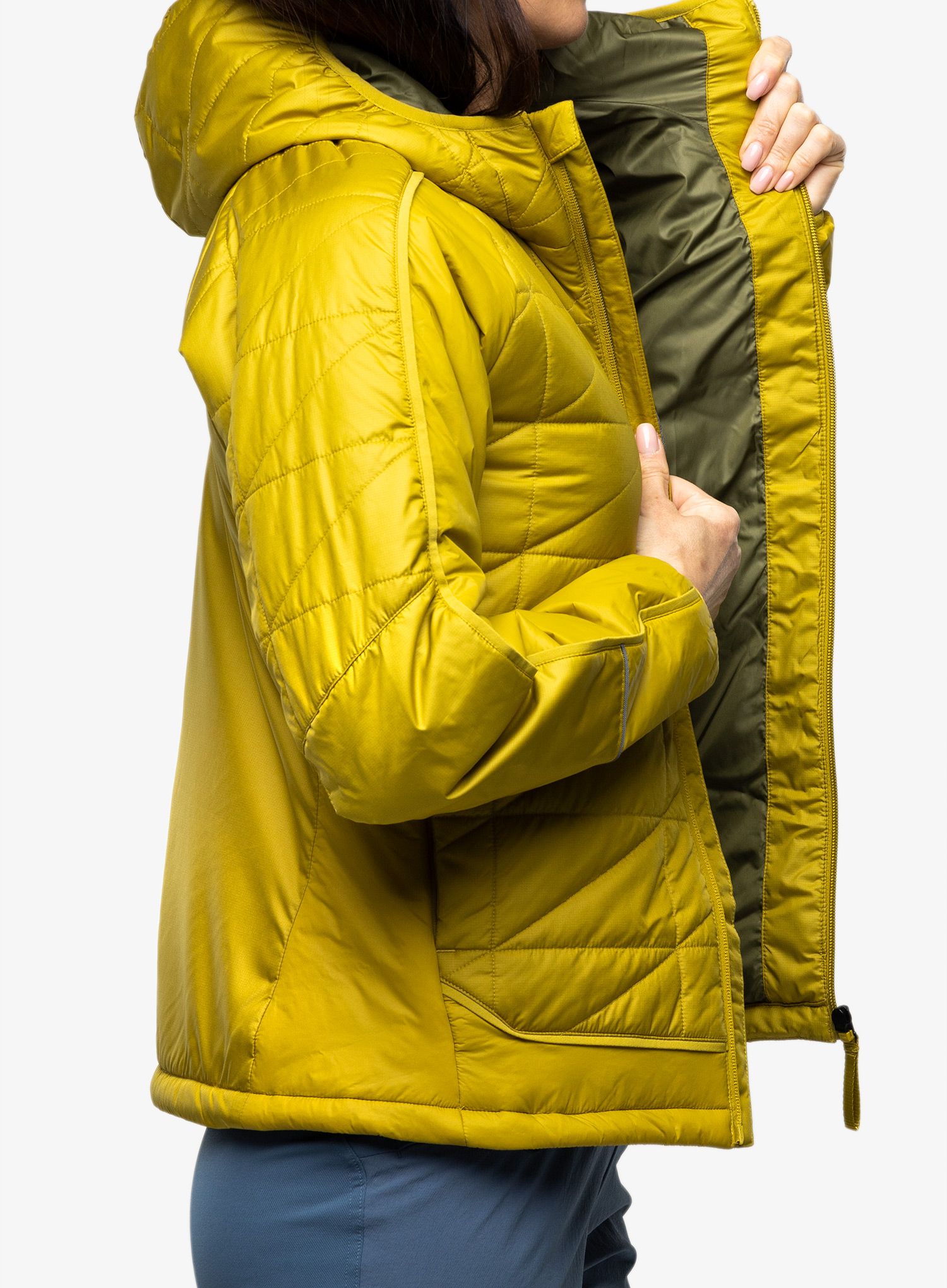 Geacă adidas TERREX Multi Synthetic Insulated Hooded Jacket - olive