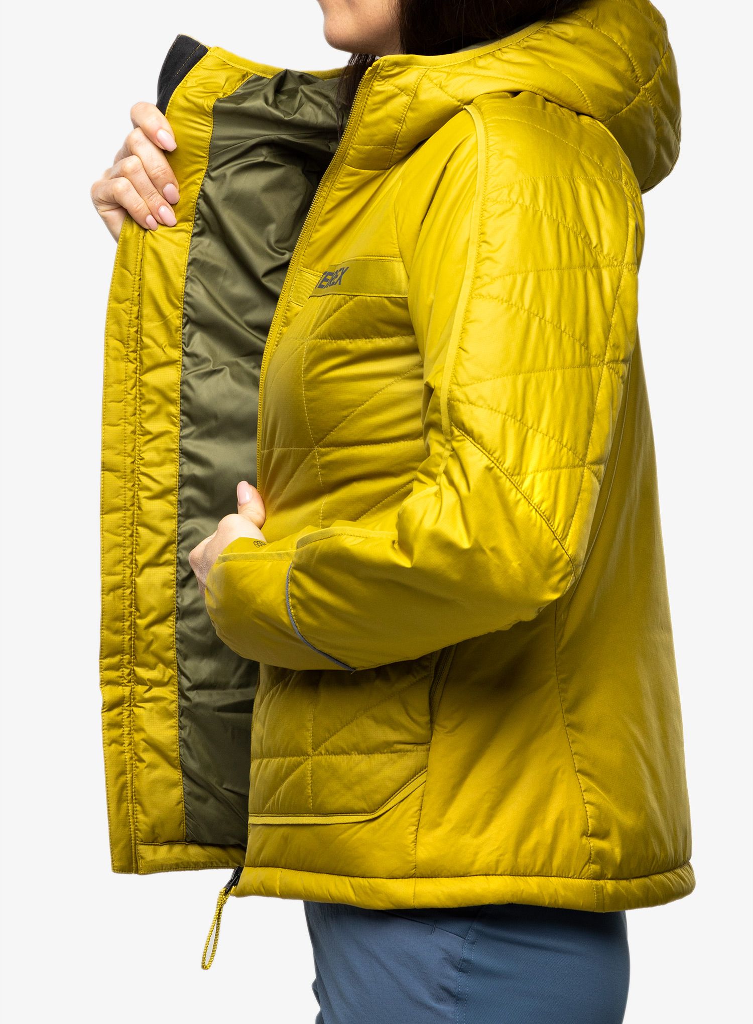 Geacă adidas TERREX Multi Synthetic Insulated Hooded Jacket - olive