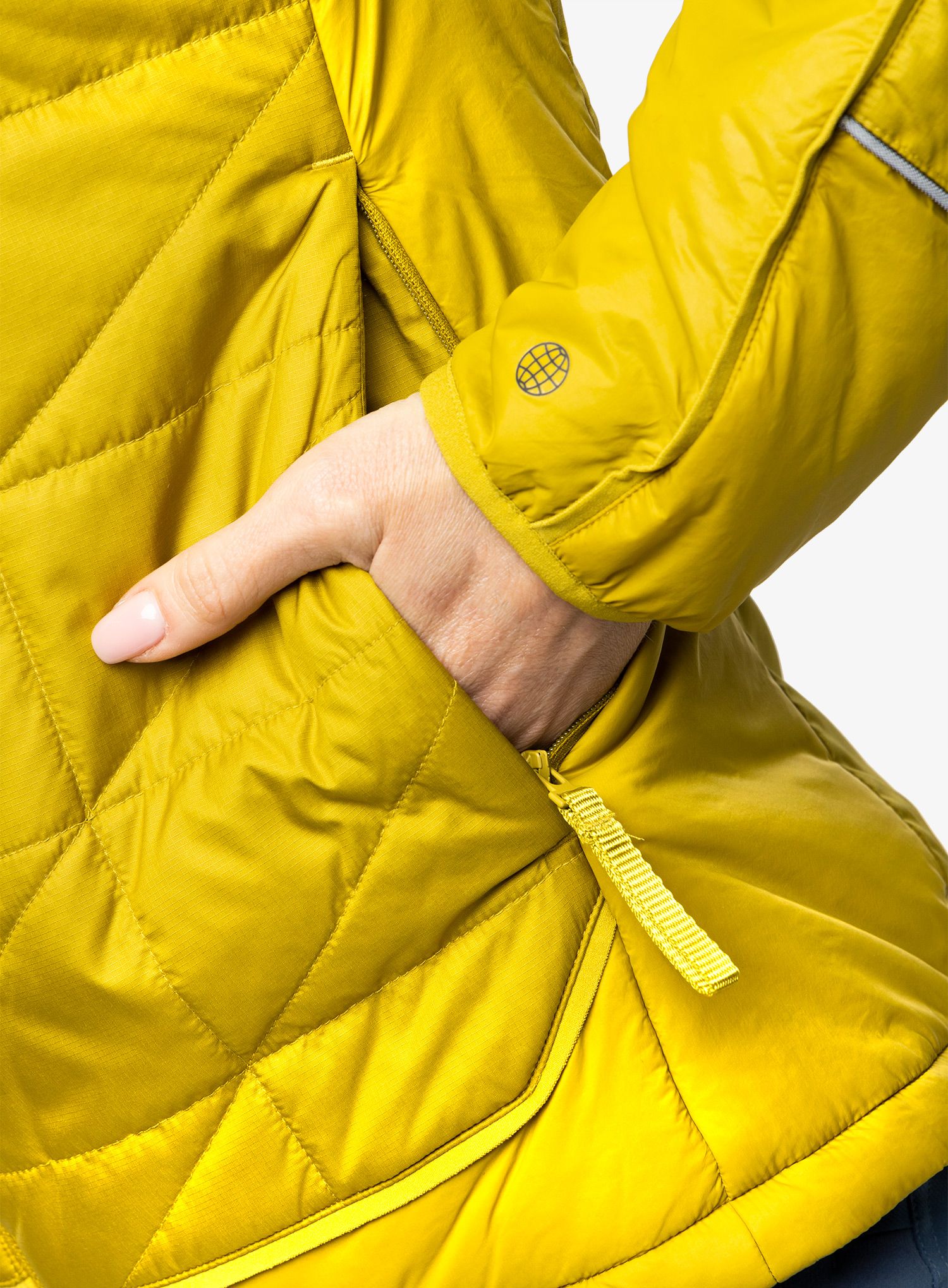 Geacă adidas TERREX Multi Synthetic Insulated Hooded Jacket - olive
