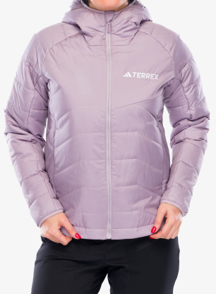 Geaca izolată pentru femei adidas TERREX Multi Synthetic Insulated Hooded Jacket - preloved fig