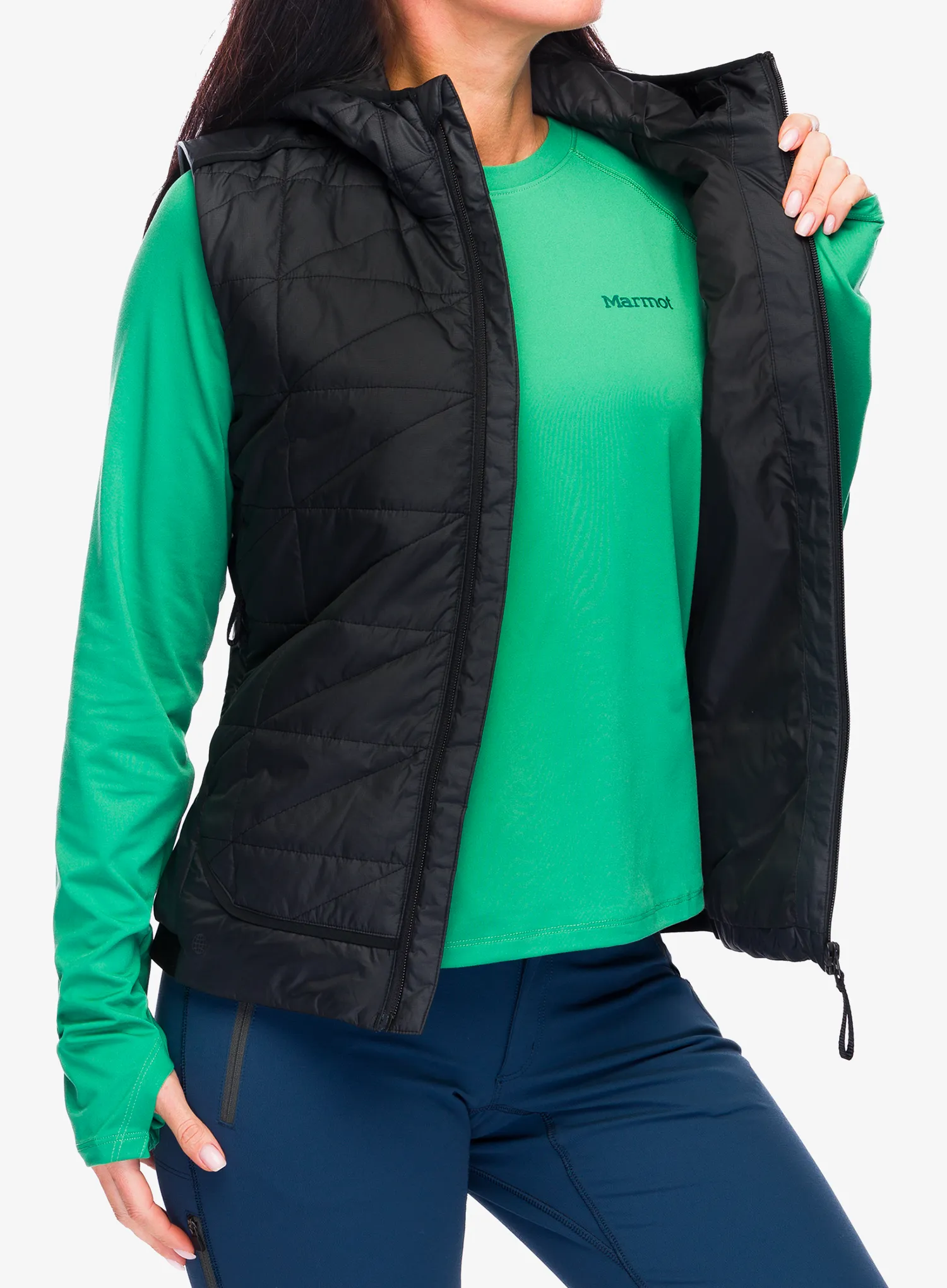 Vesta dama adidas TERREX Multi Synthetic Insulated Vest - black