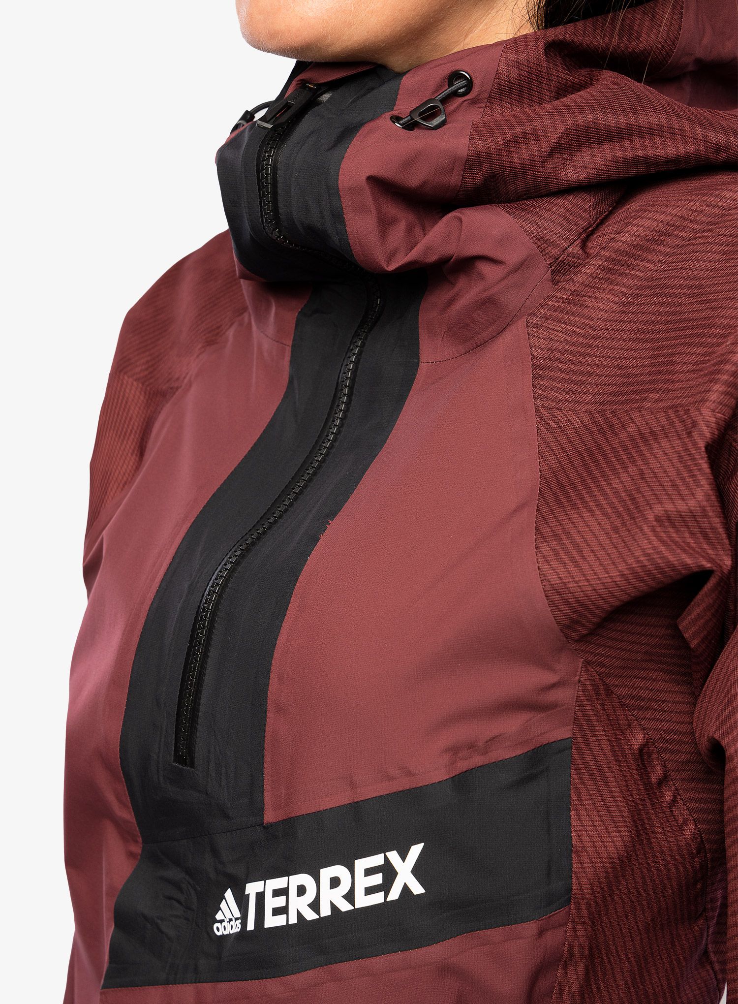 Geaca de vant dama adidas Trk Primekn A - shadow red