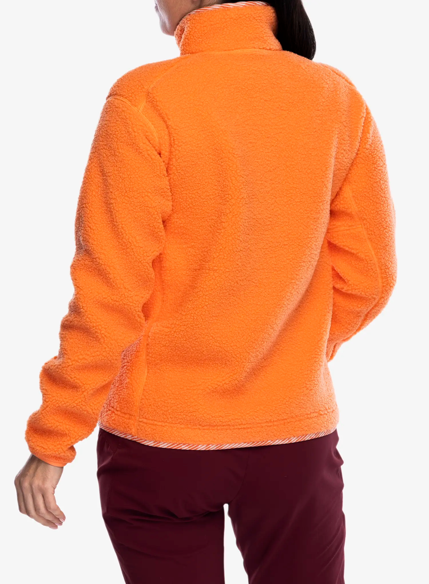 Fleece femei adidas TERREX Xploric High Pile Fleece Pullover - amber tint
