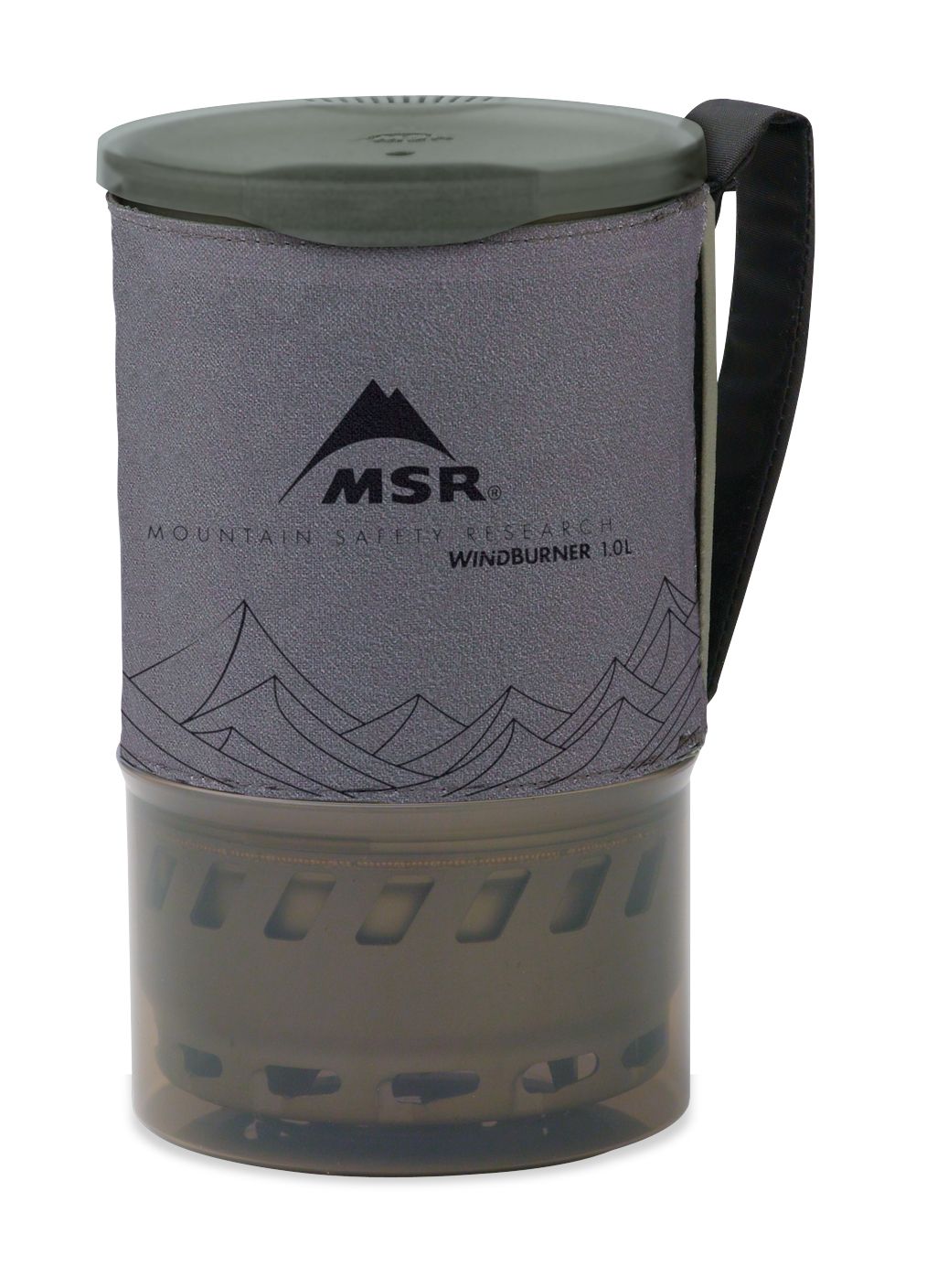 Cratita de voiaj MSR Windburner Accessory Pot 1.0L - gray