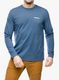 Hanorac Patagonia L/S P-6 Logo Responsibili-Tee - utility blue