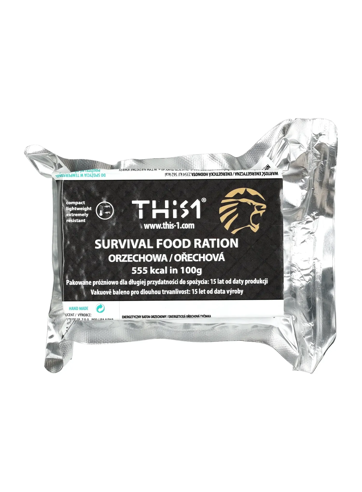 Baton energizant This-1 Survival Bar 3 pack - nuts, nuts/black currant, nuts/chocolate guarana