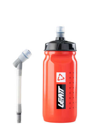 Bidon apa ciclism Leatt Bottle SteadySip Convertible 600 ml - fire