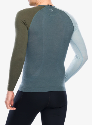 Lenjerie termoactivă Ortovox 120 Comp Light Long Sleeve - dark arctic grey