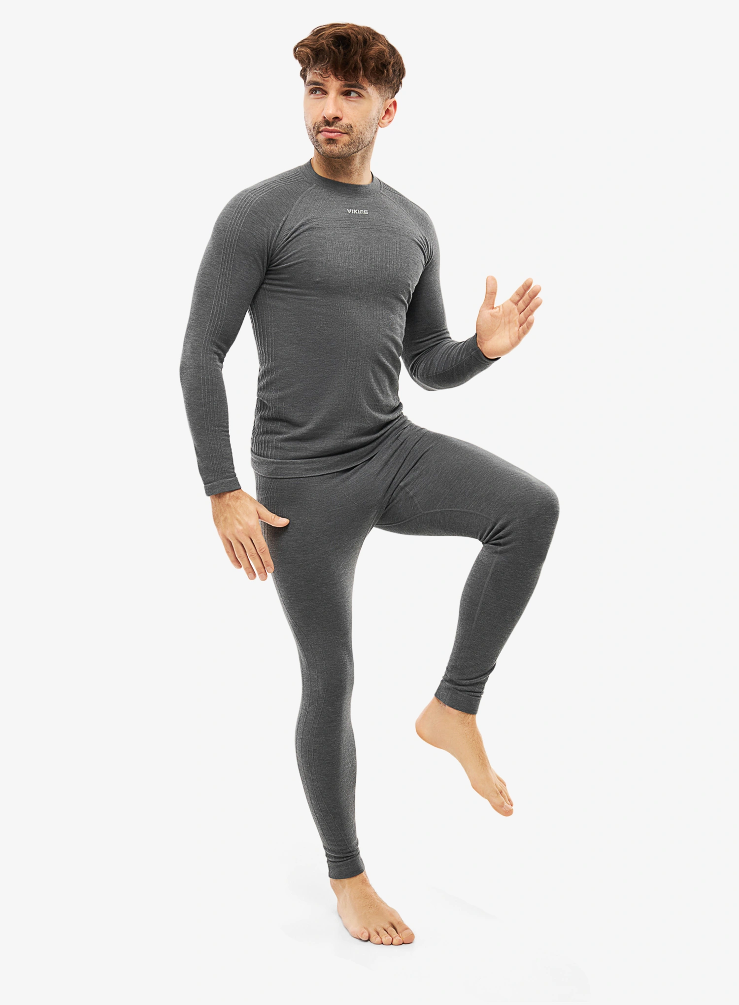 Lenjerie termoactivă Viking Base Layer Viking Tende Set - grey