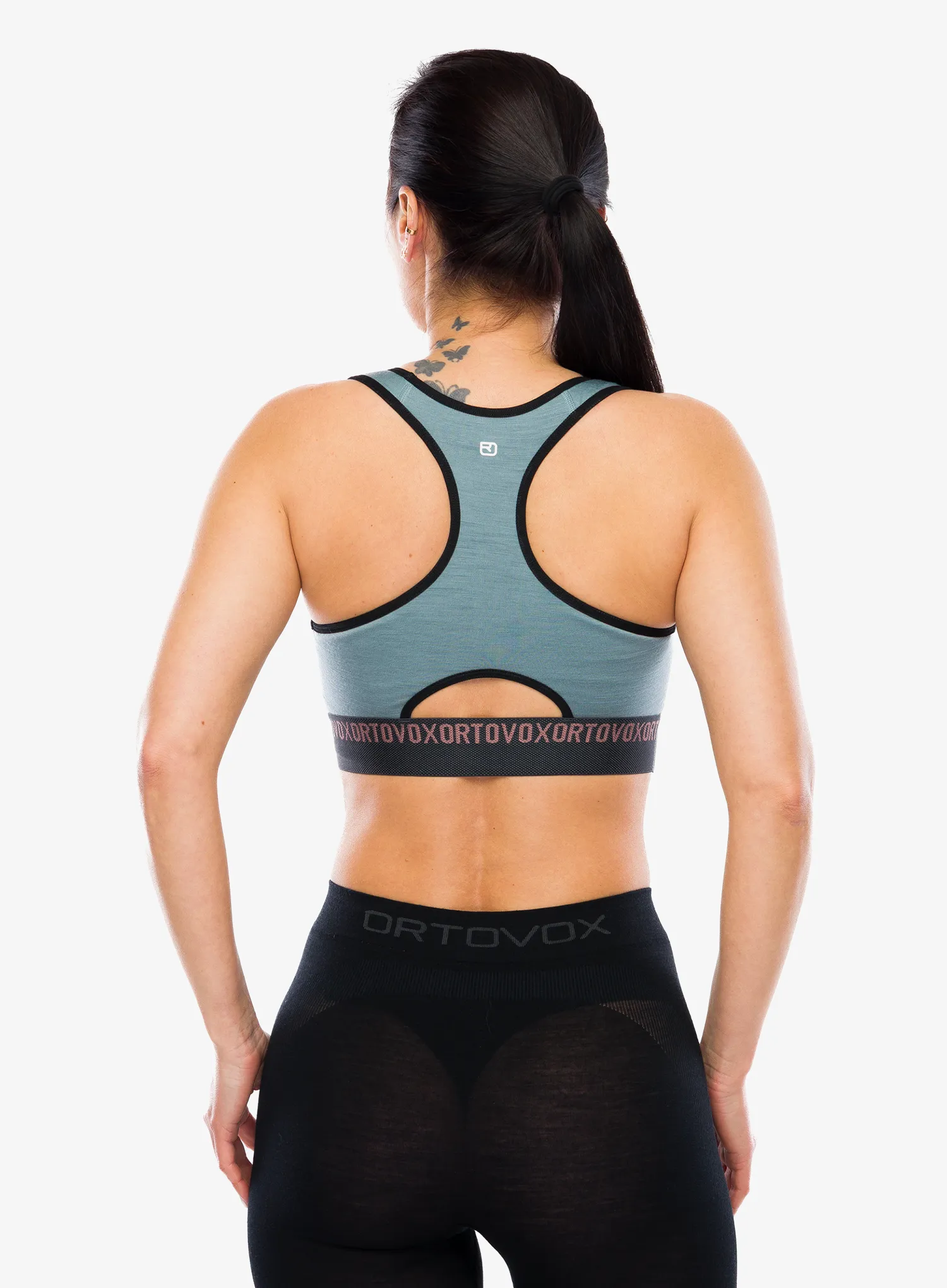 Sutien sport Ortovox 185 Rock N Wool Sport Top - icy shore