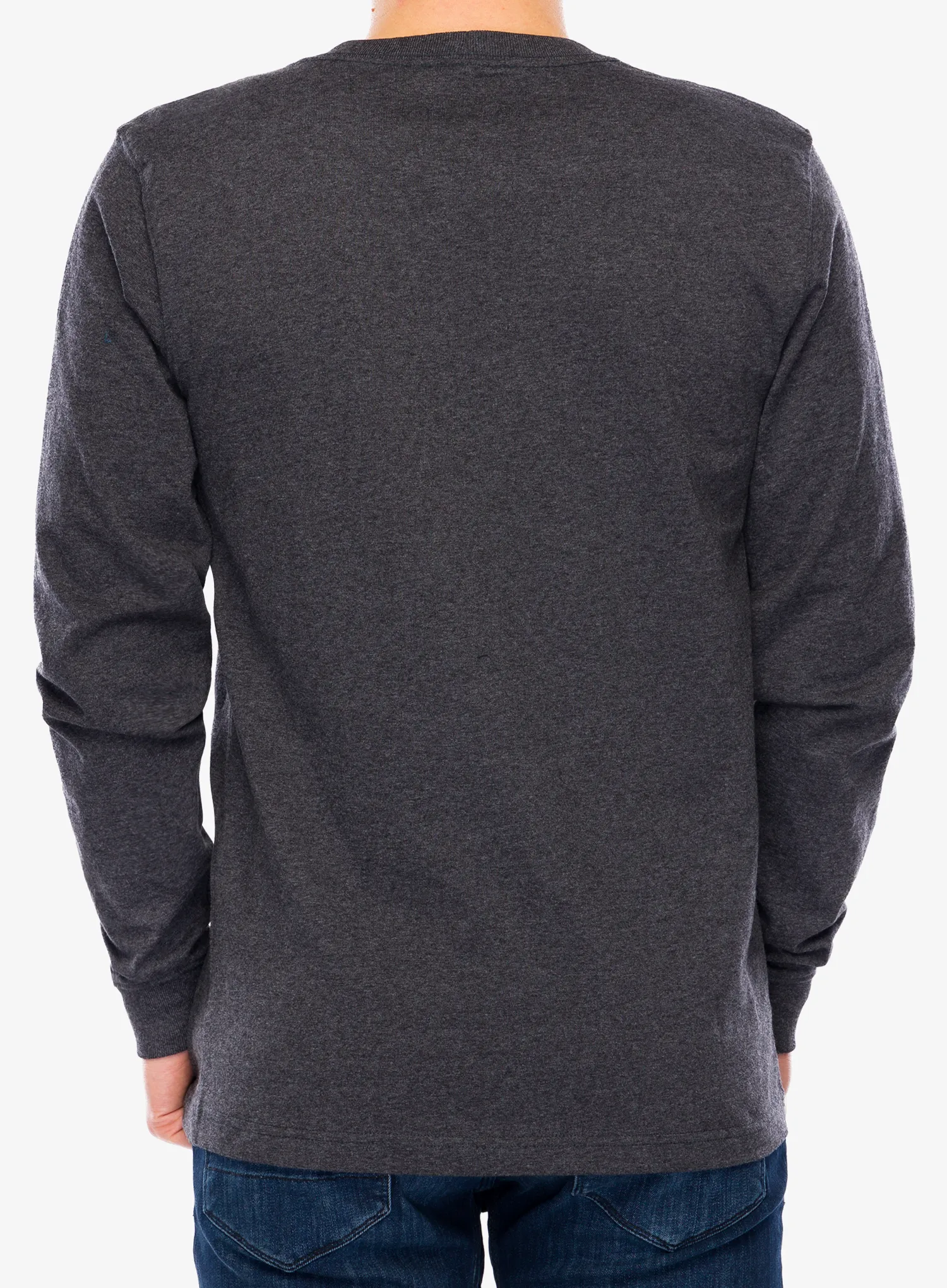 Hanorac fara gluga Carhartt Core Logo T-Shirt L/S - carbon heather