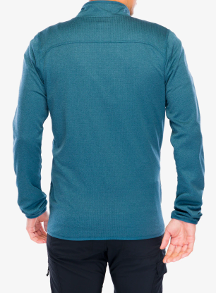 Hanorac fara gluga Columbia Essential Hike Grid Fleece Full Zip - everblue