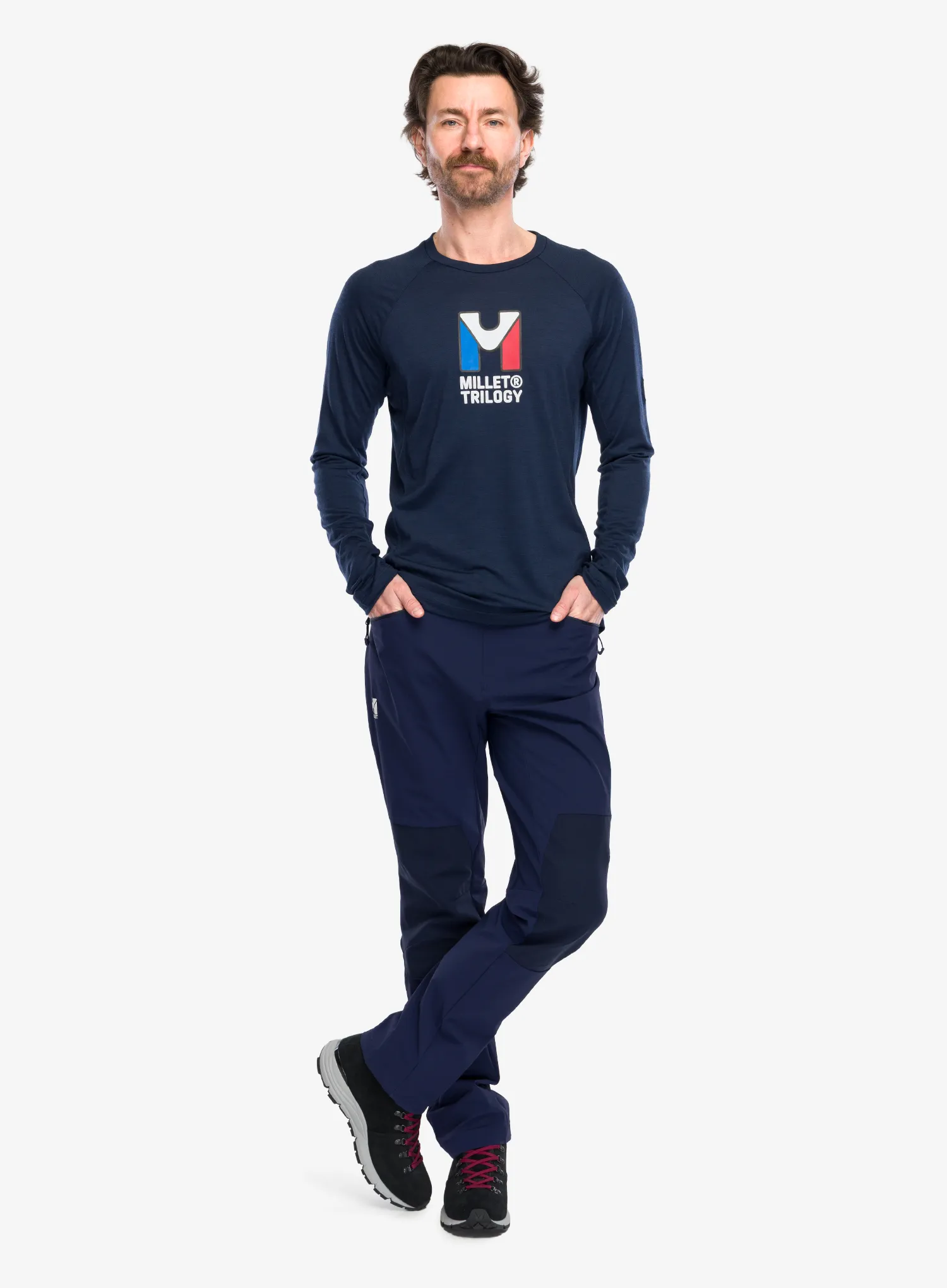 Hanorac fara gluga Millet Trilogy Wool TS LS - saphir