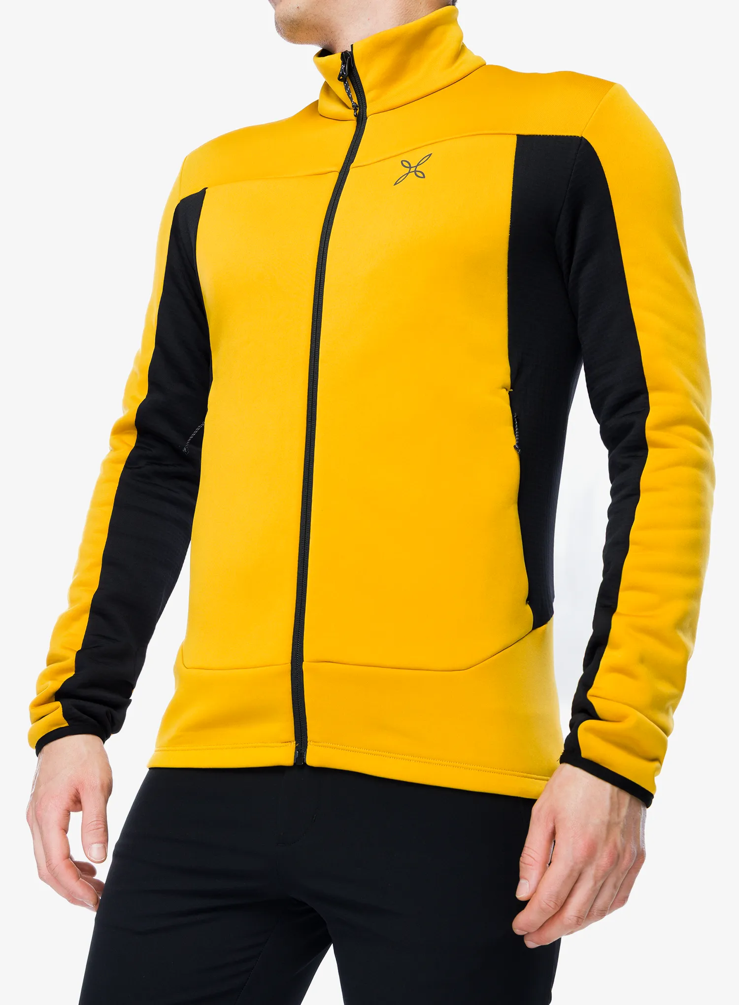 Hanorac fara gluga Montura Pulse Maglia - mustard