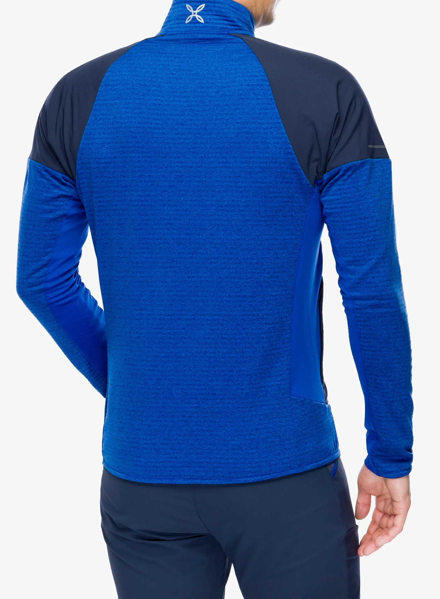 Hanorac fara gluga Montura Thermal Grid 2 Maglia - b.blue/graphite blue