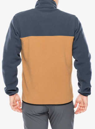 Hanorac fara gluga Patagonia Lightweight Synch Snap-T Pullover - deer brown