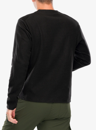 Hanorac fara gluga Patagonia R1 Air Crew - black