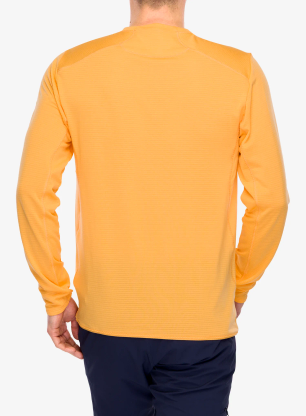 Hanorac fara gluga Peak Performance Freelight Polartec Grid - blazing orange