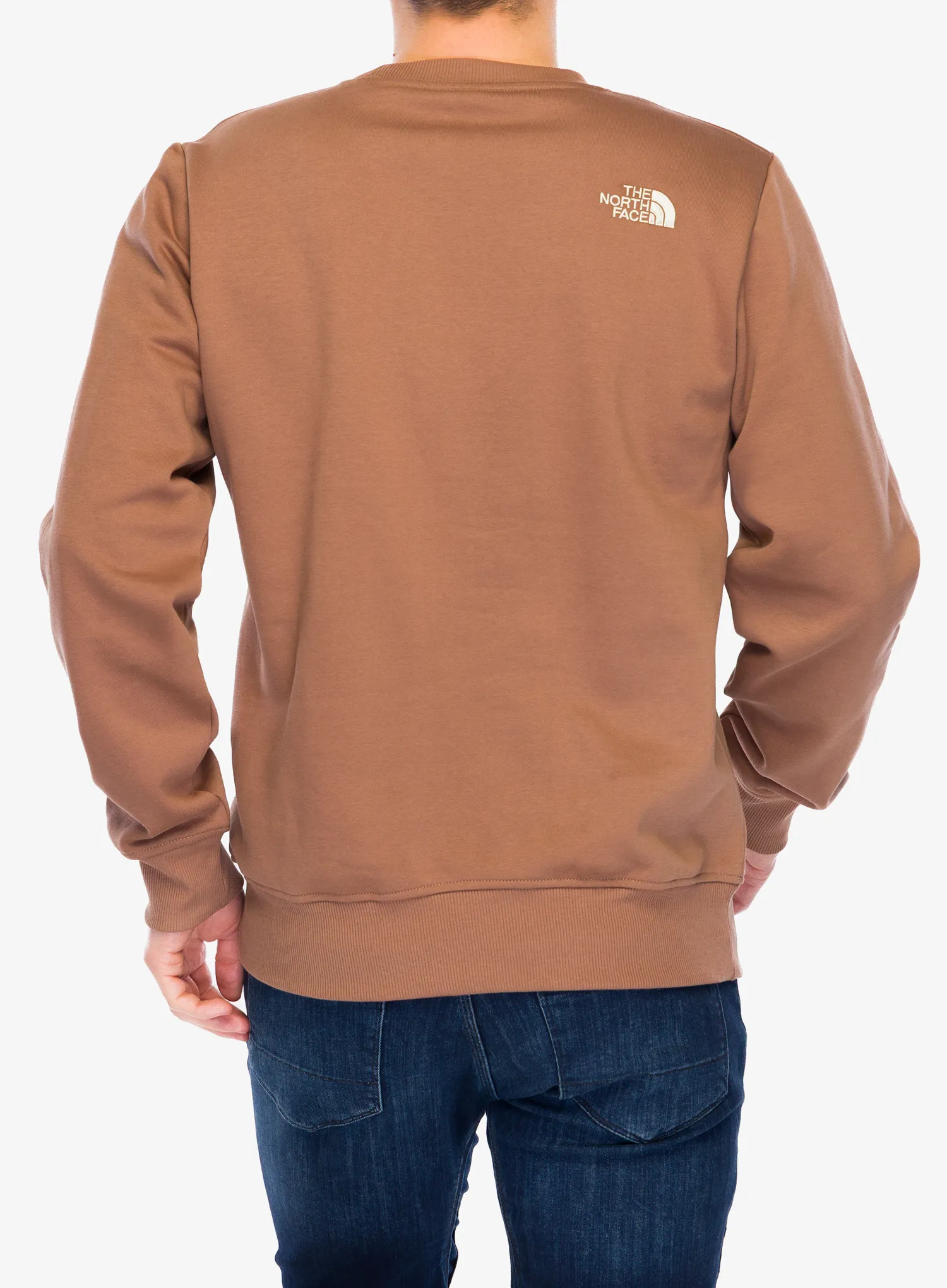 Hanorac fara gluga The North Face Drew Peak Crew - latte/gravel