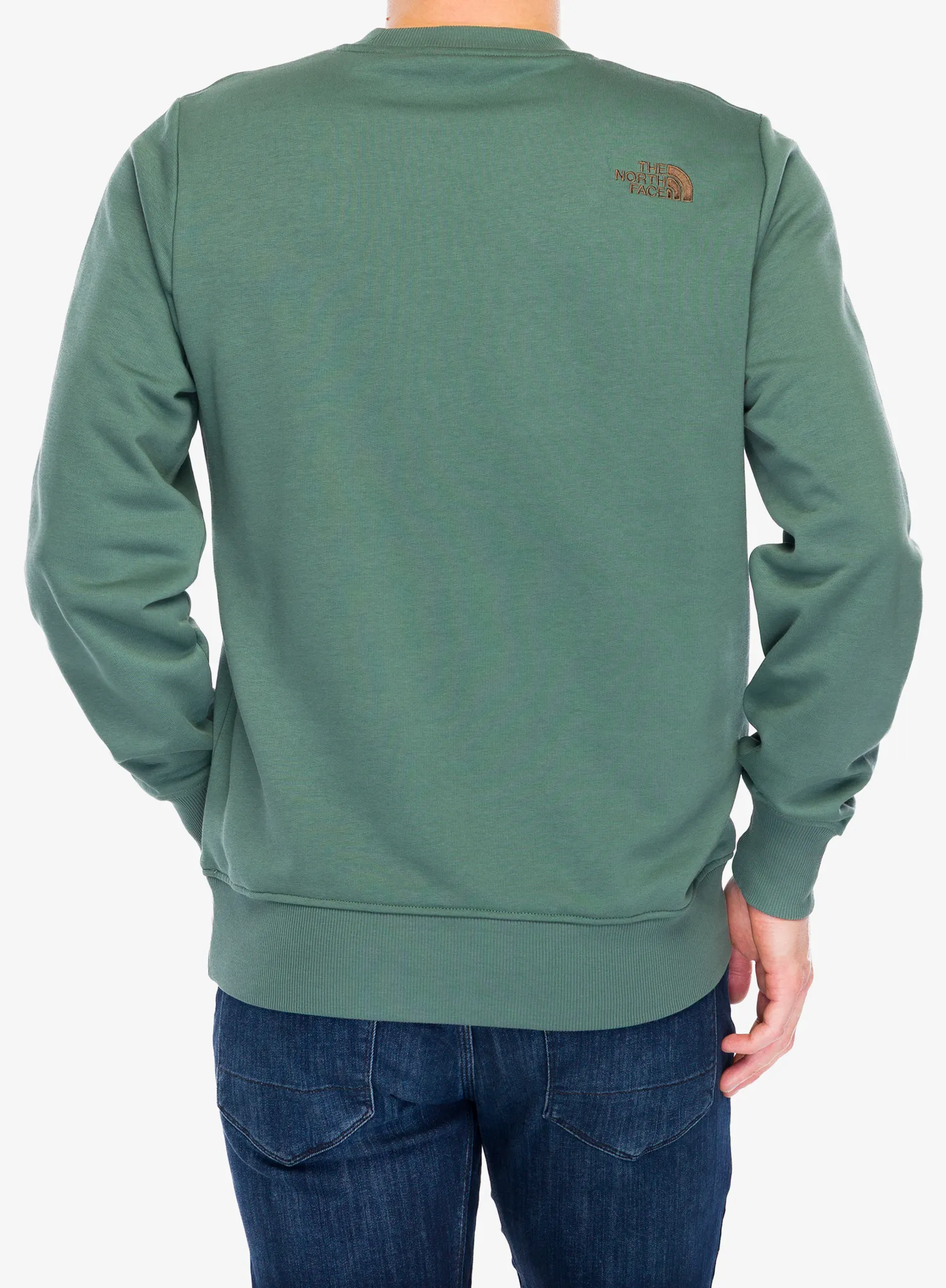 Hanorac fara gluga The North Face Drew Peak Light Crew - duck green/latte