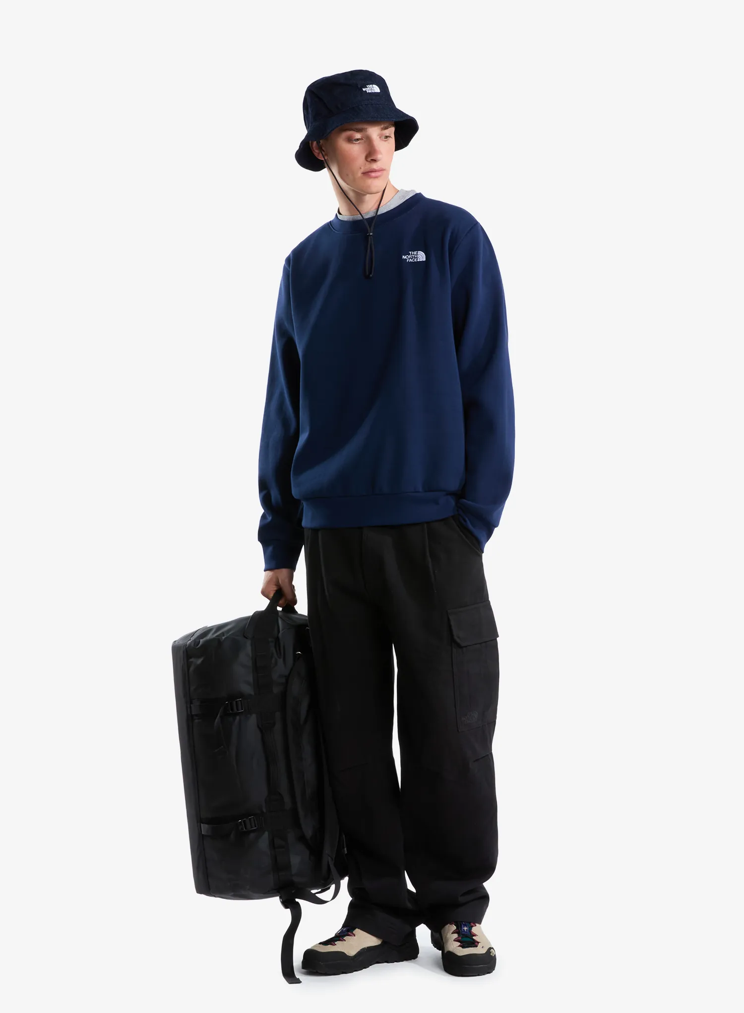 Hanorac fara gluga The North Face Evolution Simple Dome Regular Crew - summit navy