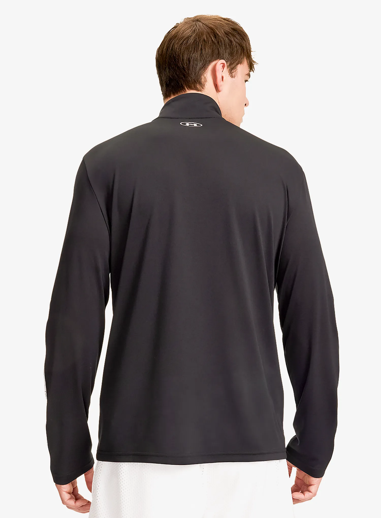 Hanorac fara gluga Under Armour Tech Taping 1/2 Zip - black/white/white